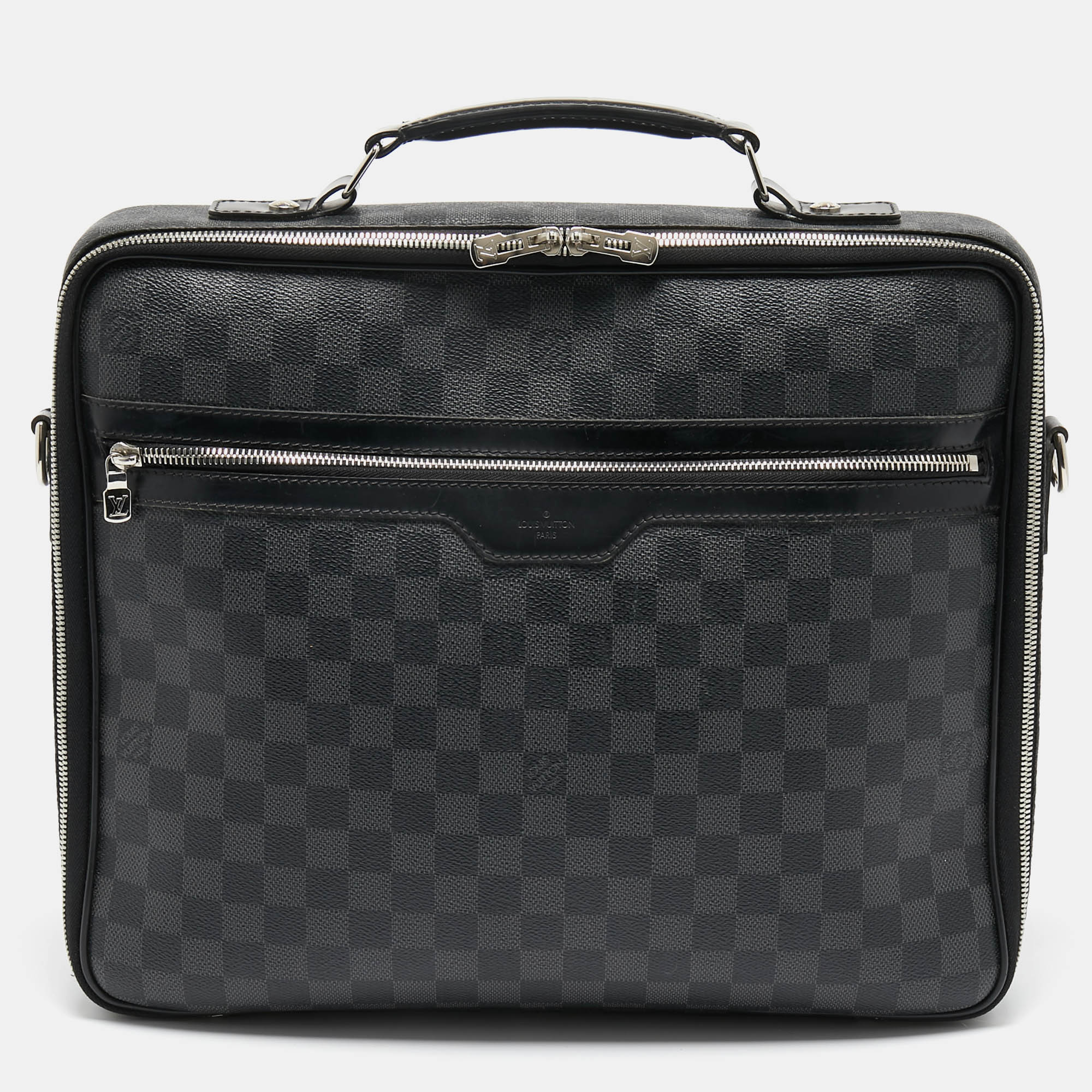 

Louis Vuitton Damier Graphite Canvas Steve Briefcase, Grey