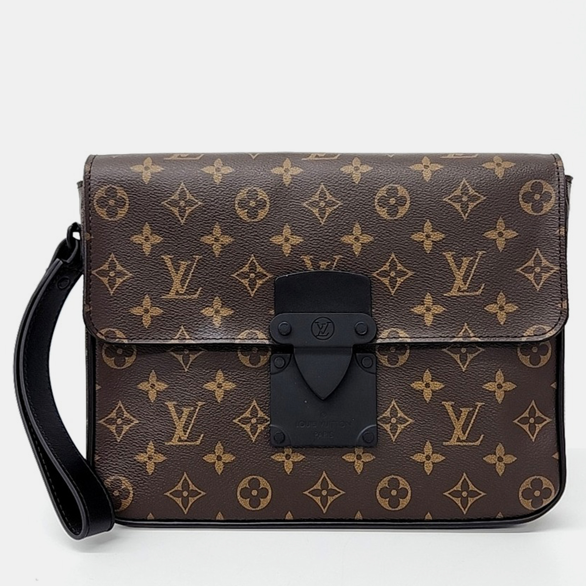 

Louis Vuitton Brown PVC Macassar S-Lock A4 Pouch