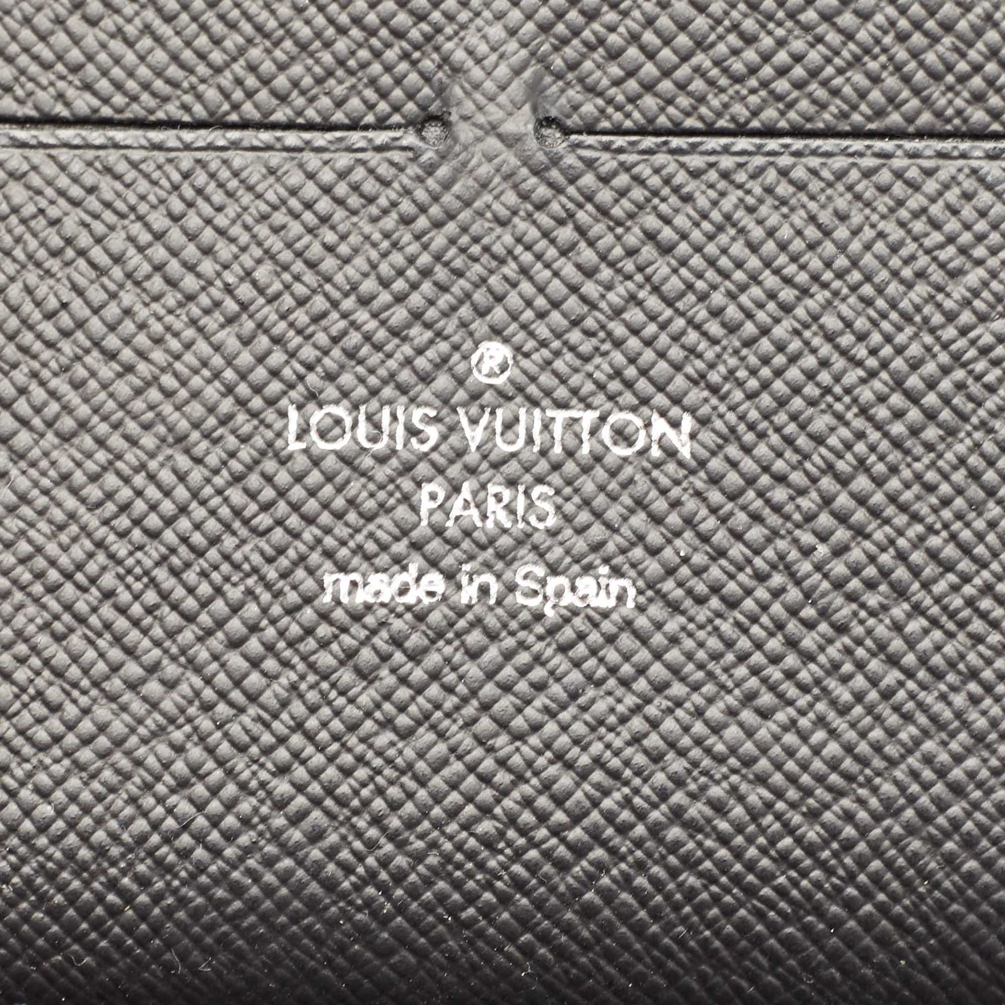 Louis Vuitton Damier Graphite Canvas Zippy Organizer Wallet 