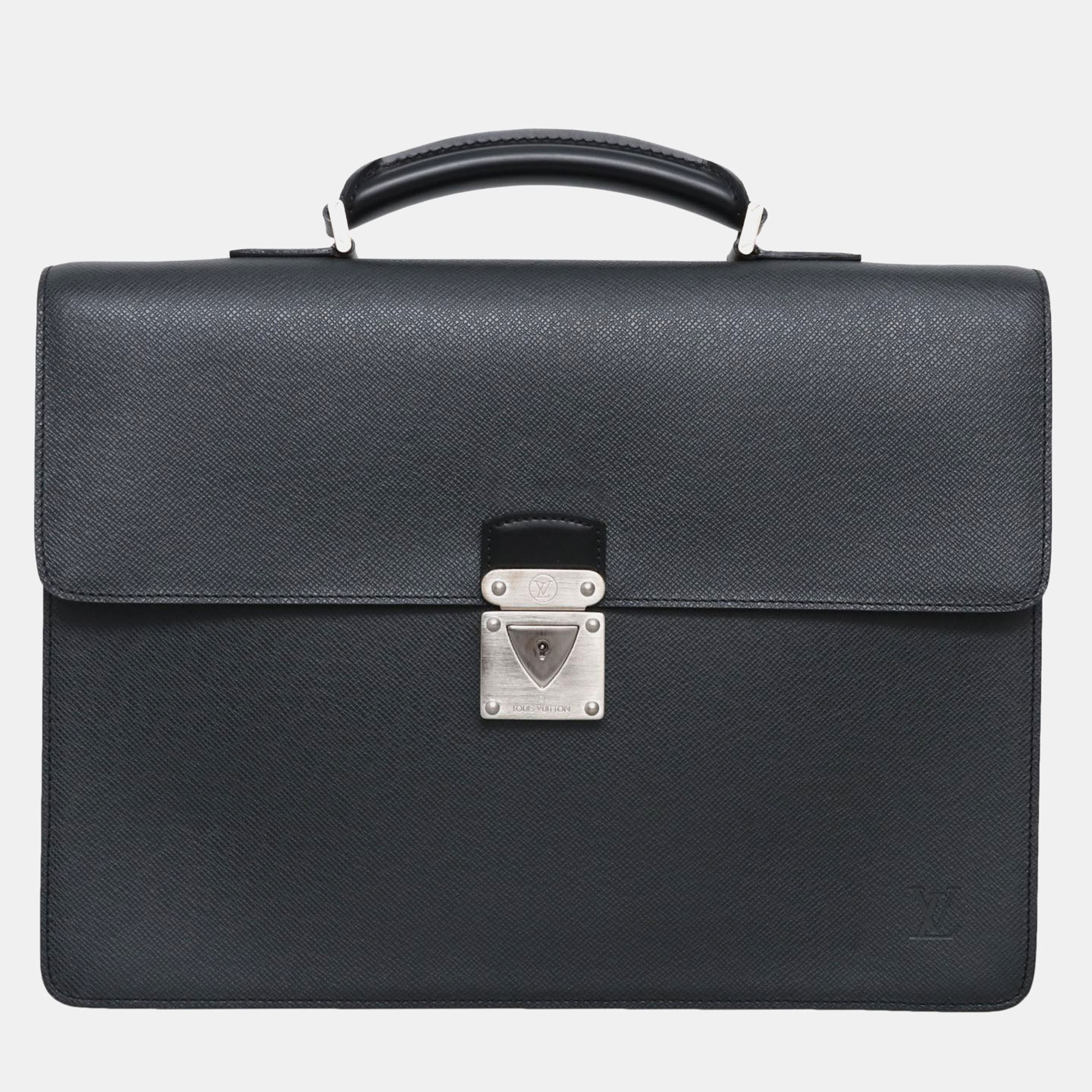 

Louis Vuitton Black Taiga Leather Laguito Briefcase