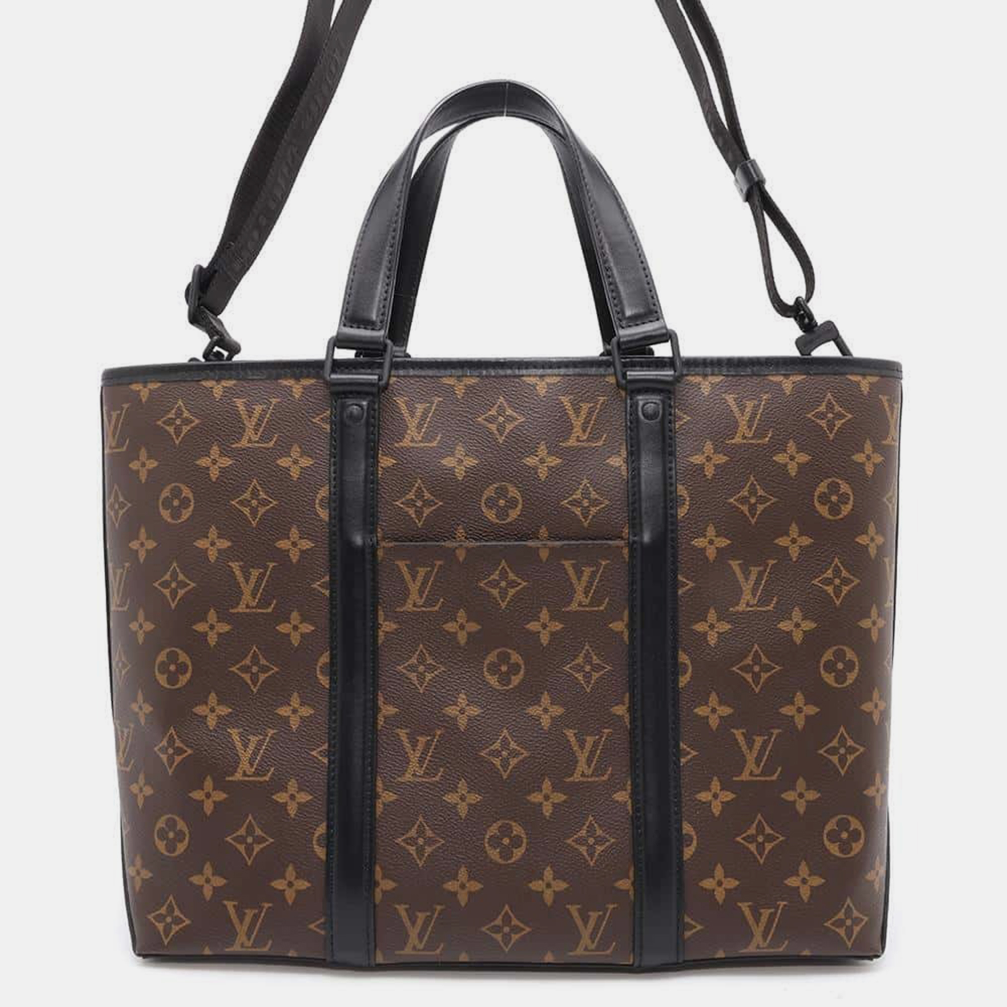 

Louis Vuitton Monogram Macassar Canvas Size Pm Weekend Tote, Brown