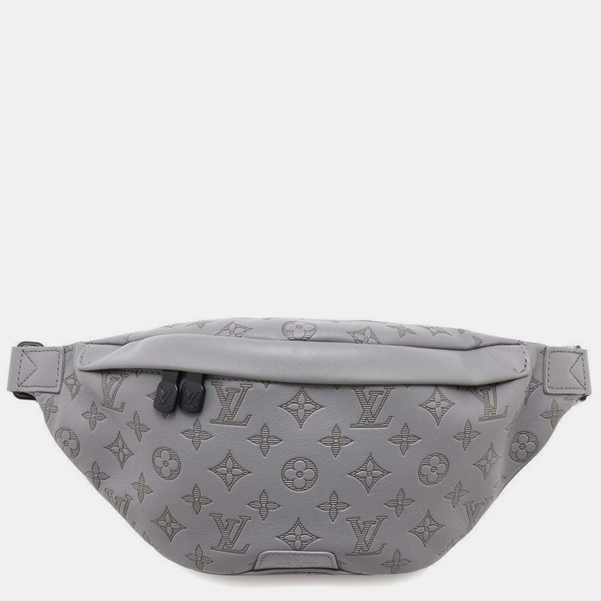 

Louis Vuitton Gris Monogram Shadow PM Discovery Bumbag, Grey