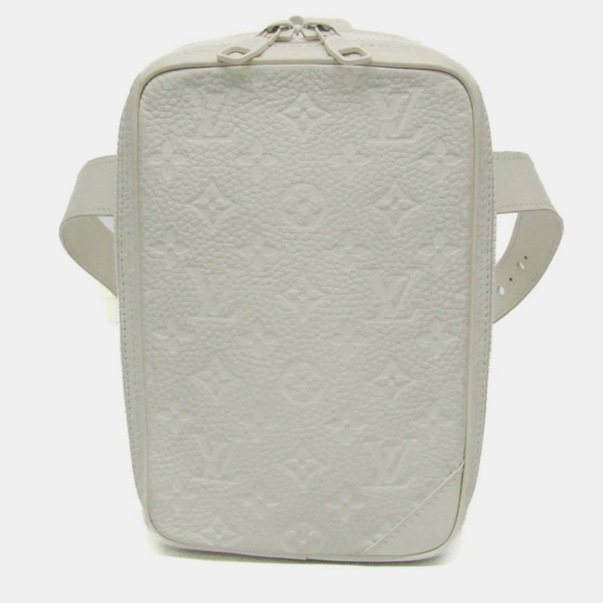 

Louis Vuitton White Monogram Empreinte Utility Side Shoulder Bag