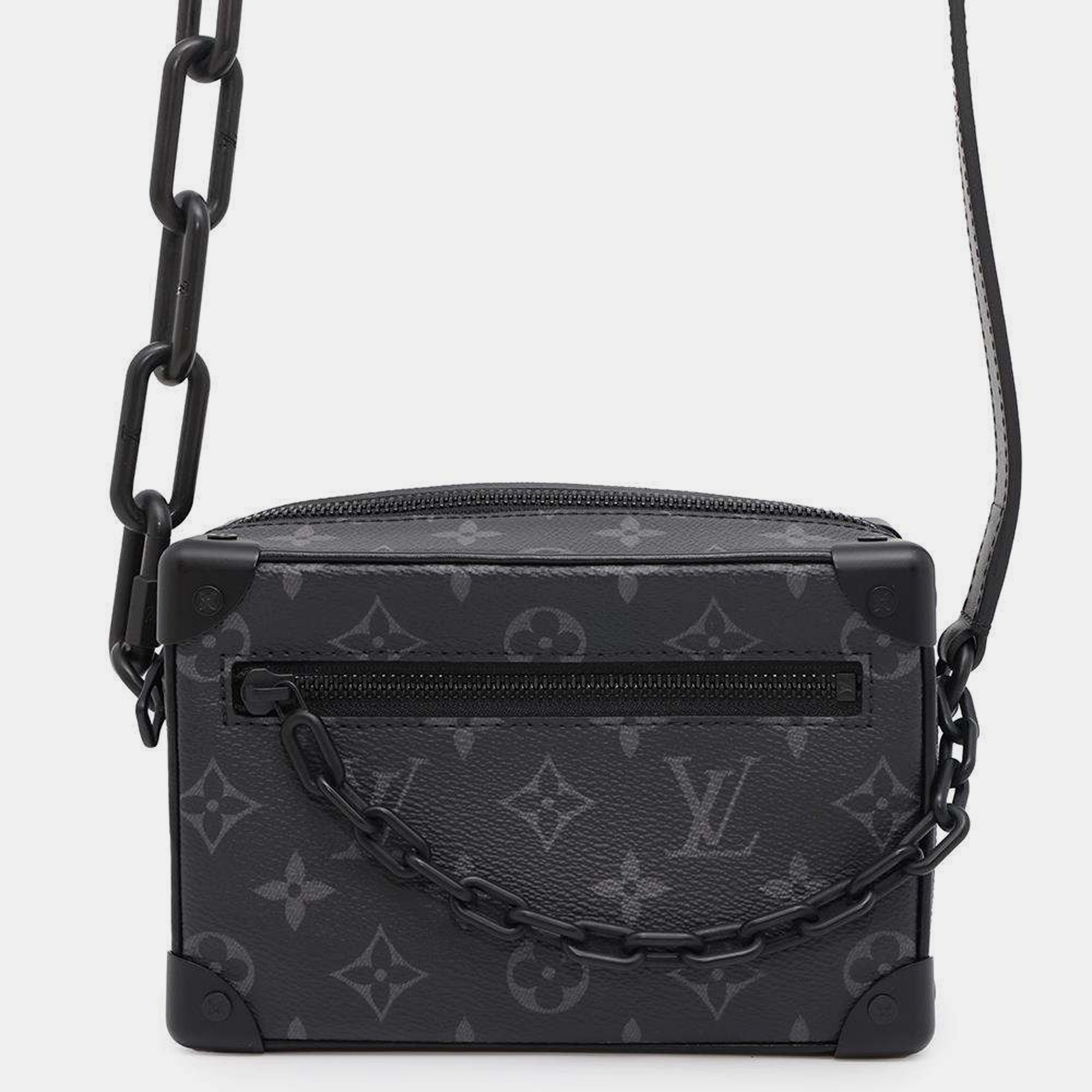 

Louis Vuitton Noir Monogram Eclipse Mini Soft Trunk Bag, Black