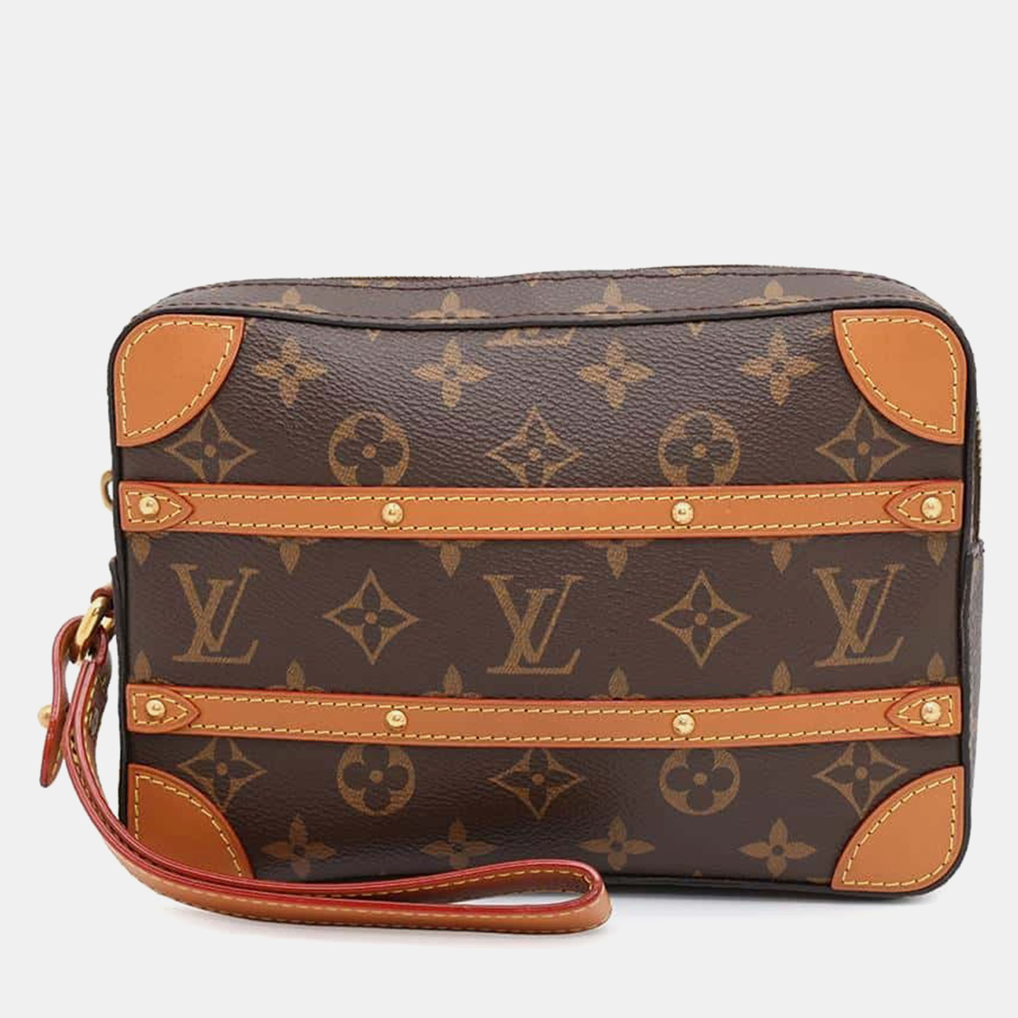 

Louis Vuitton Brown Monogram Soft Trunk Posh Bag