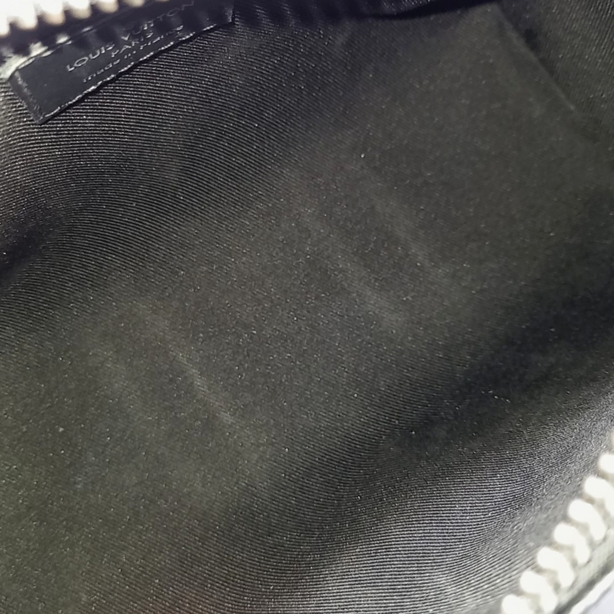 Louis Vuitton Black Coated Canvas and Leather Eclipse Keepall XS bag 