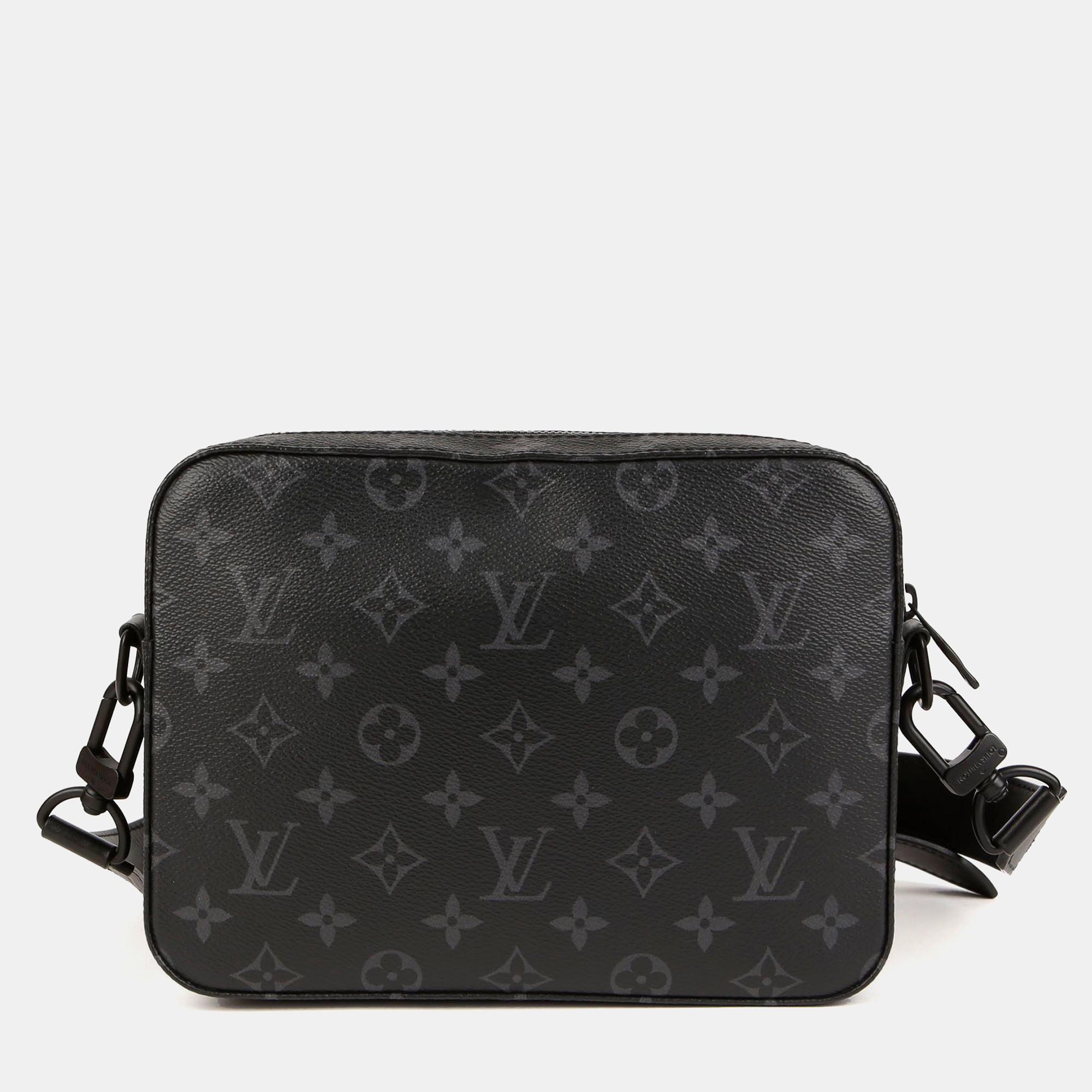 Louis Vuitton Monogram Eclipse Canvas Steamer Messenger Shoulder Bag 