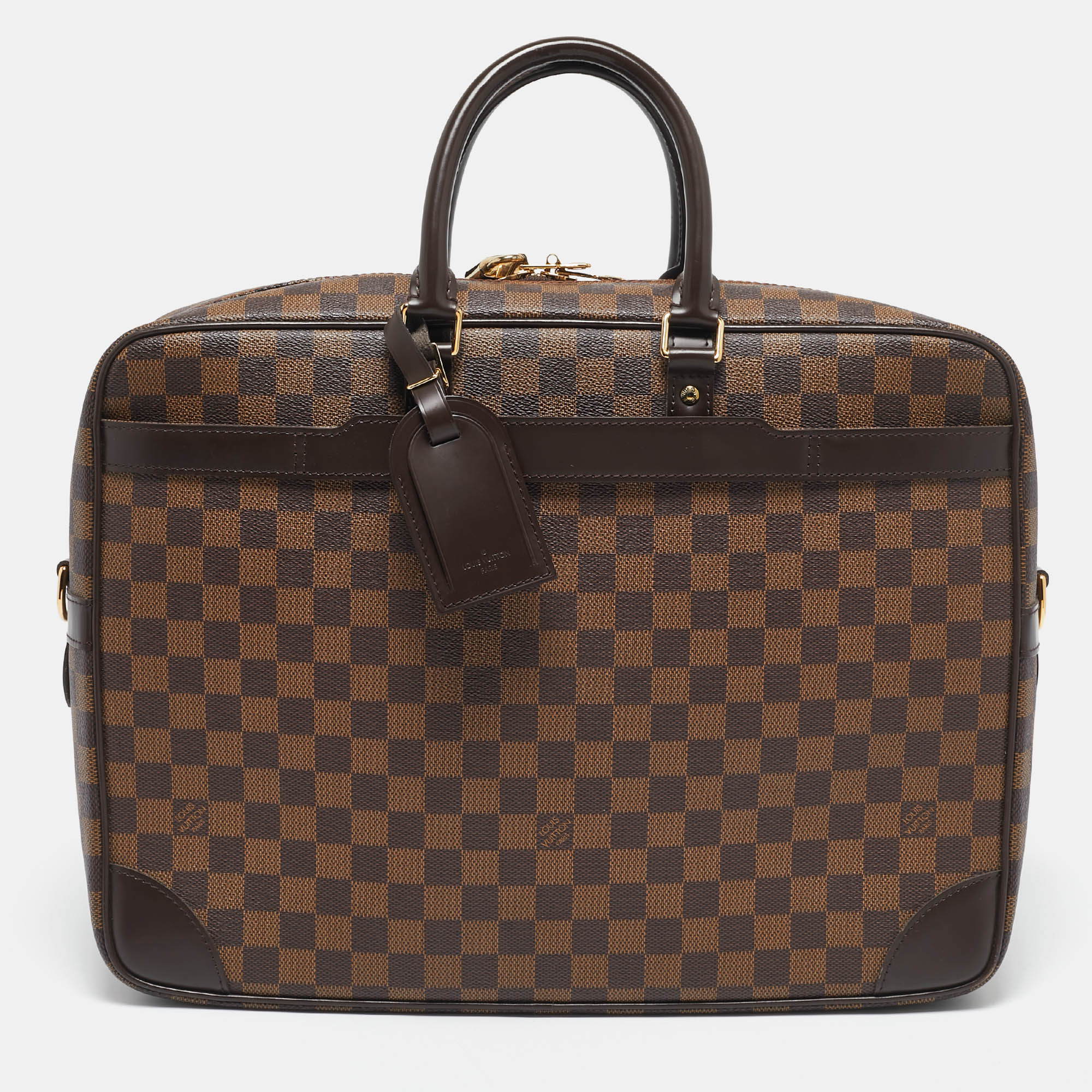 

Louis Vuitton Damier Ebene Canvas Porte Documents Voyage Briefcase GM Bag, Brown