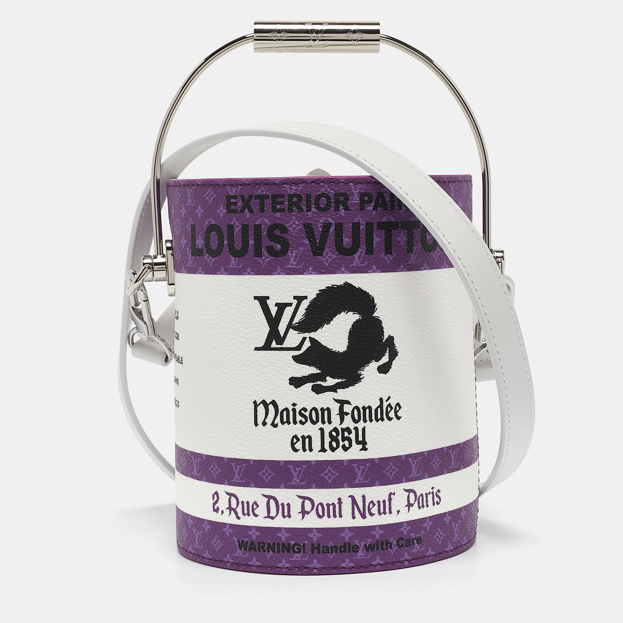 

Louis Vuitton Purple Monogram Canvas LV Paint Can Bag