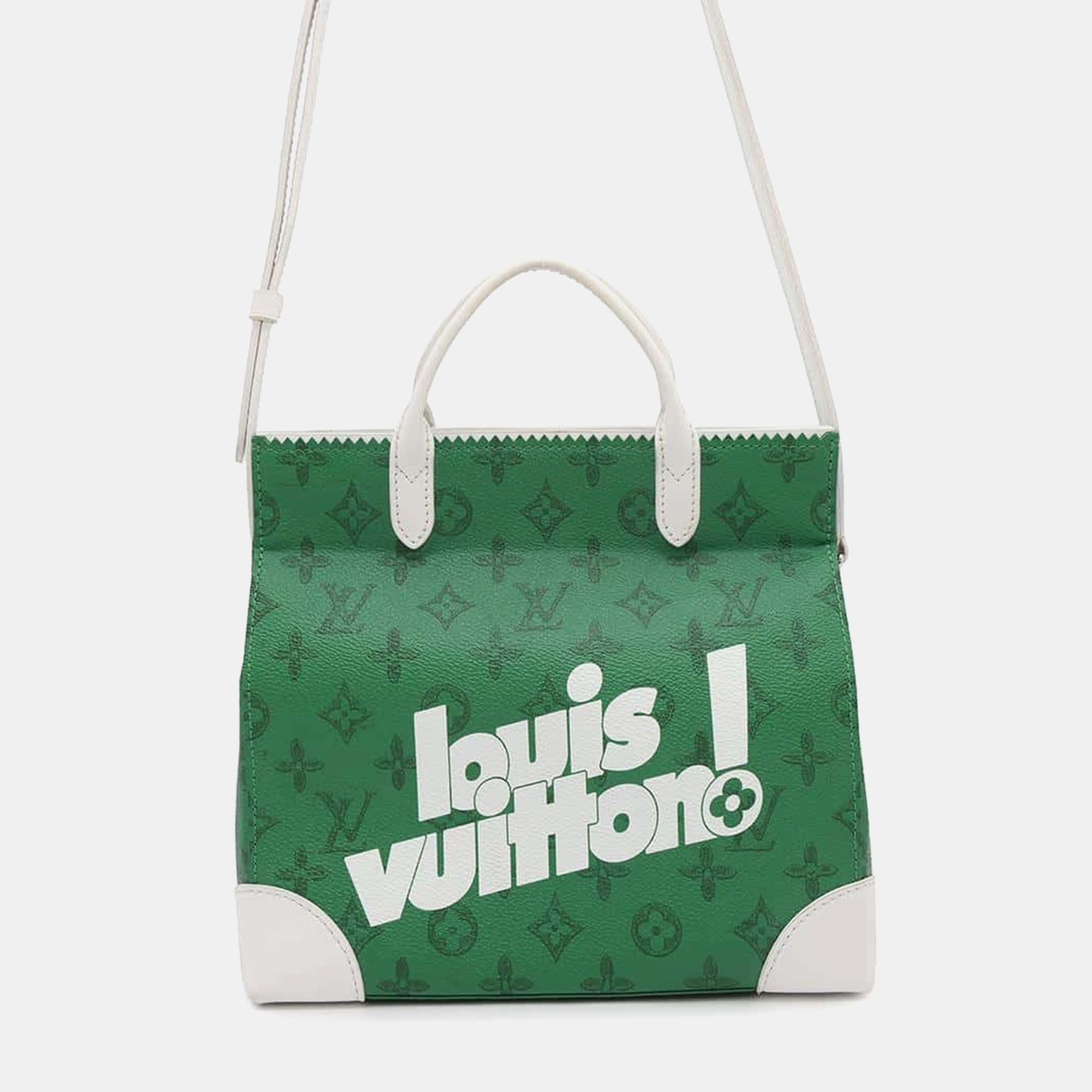 

Louis Vuitton Ritter Bag Green/White Monogram Everyday Lv