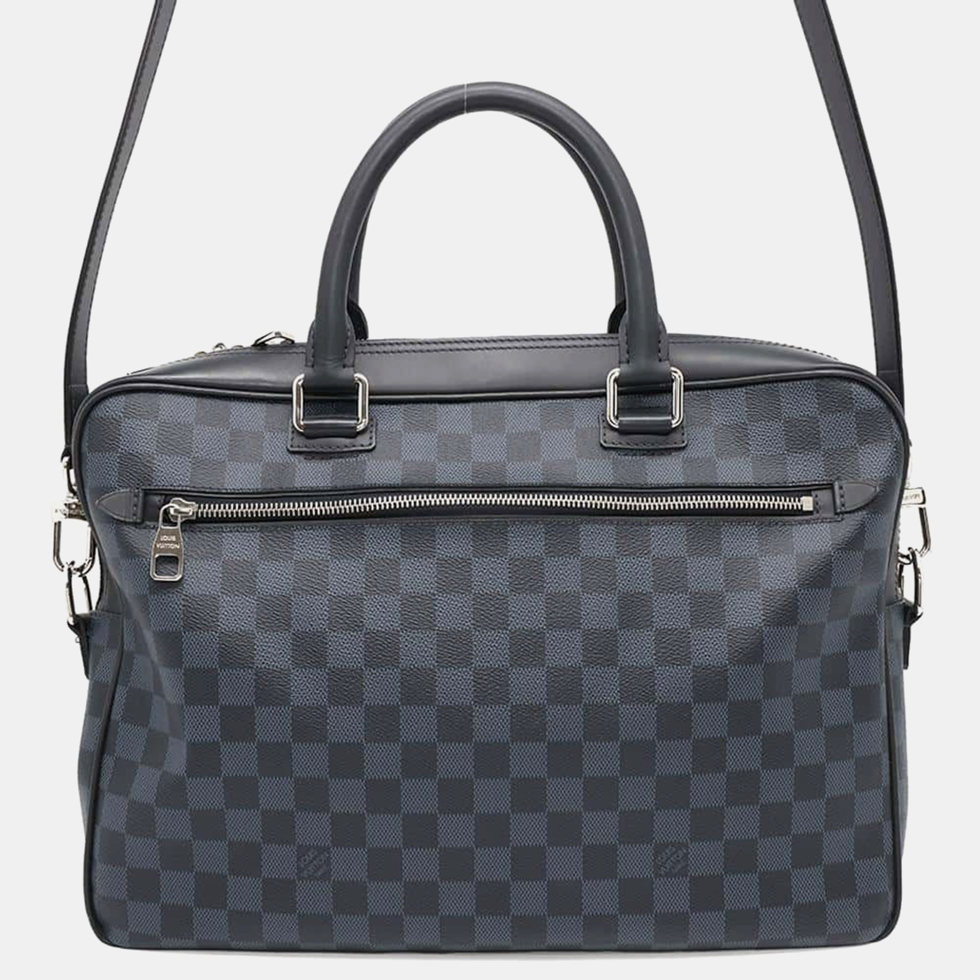 

Louis Vuitton Porto Documan Business Noir Damier Cobalt Canvas, Blue