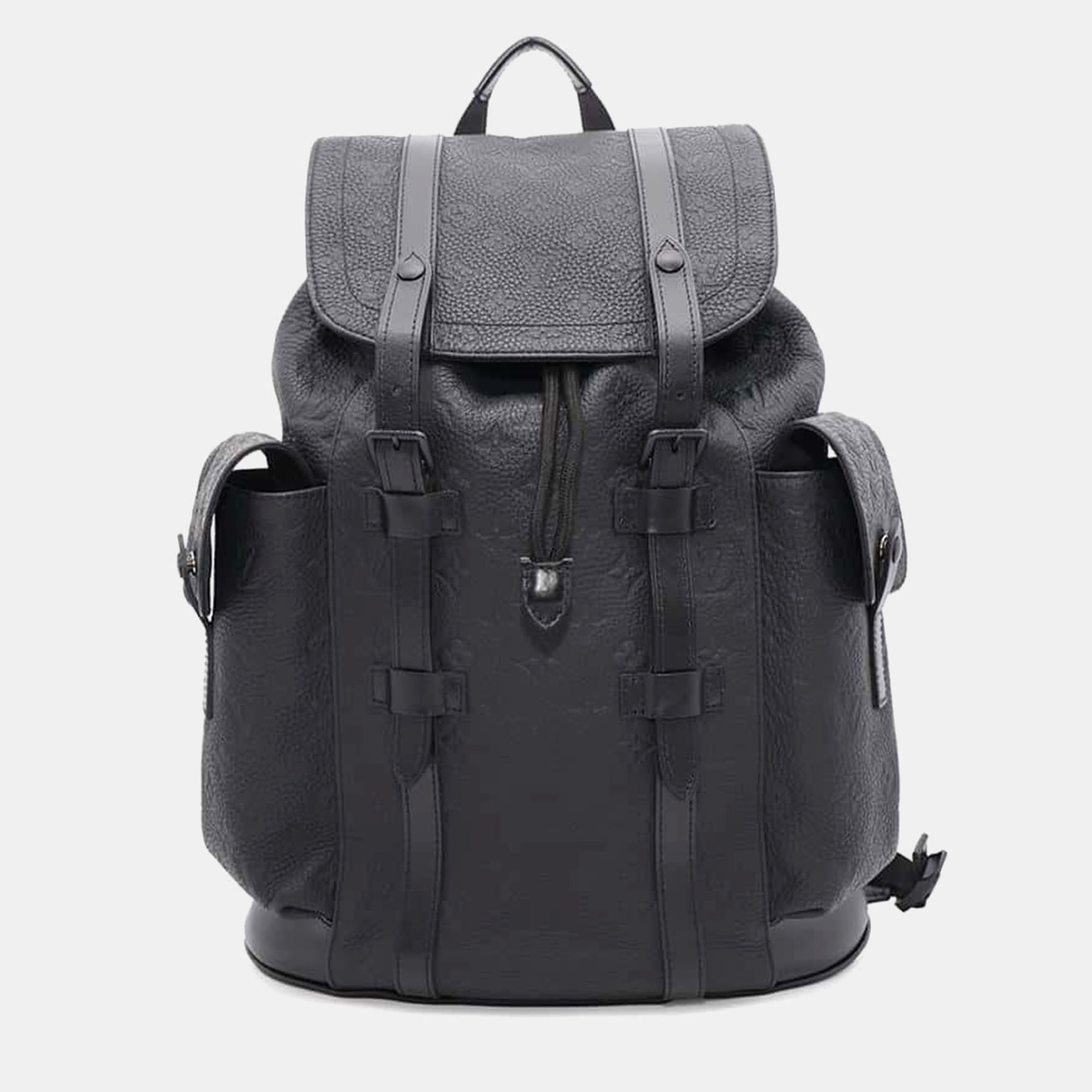 

Louis Vuitton Christopher Noir Monogram Taurillon Size Mm Backpack, Black