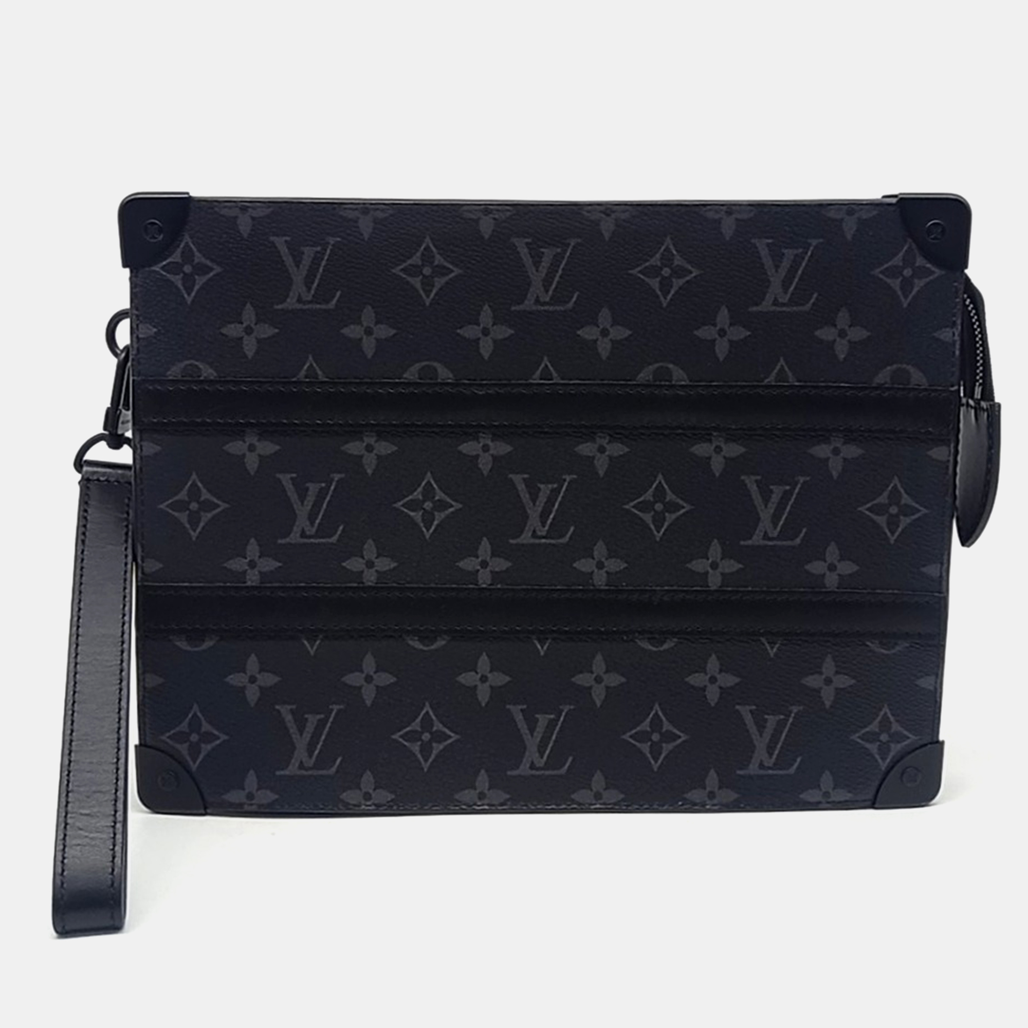 

Louis Vuitton Black Leather Eclipse Trunk Pouch