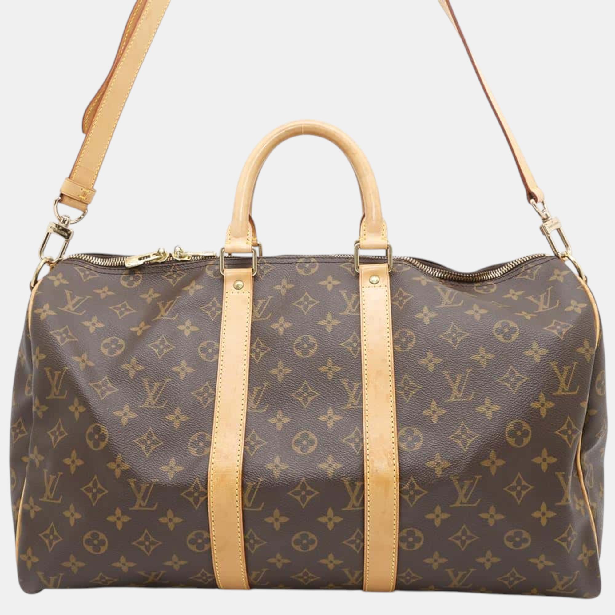 

Louis Vuitton Keepall Bandouliere Brown Monogram Size