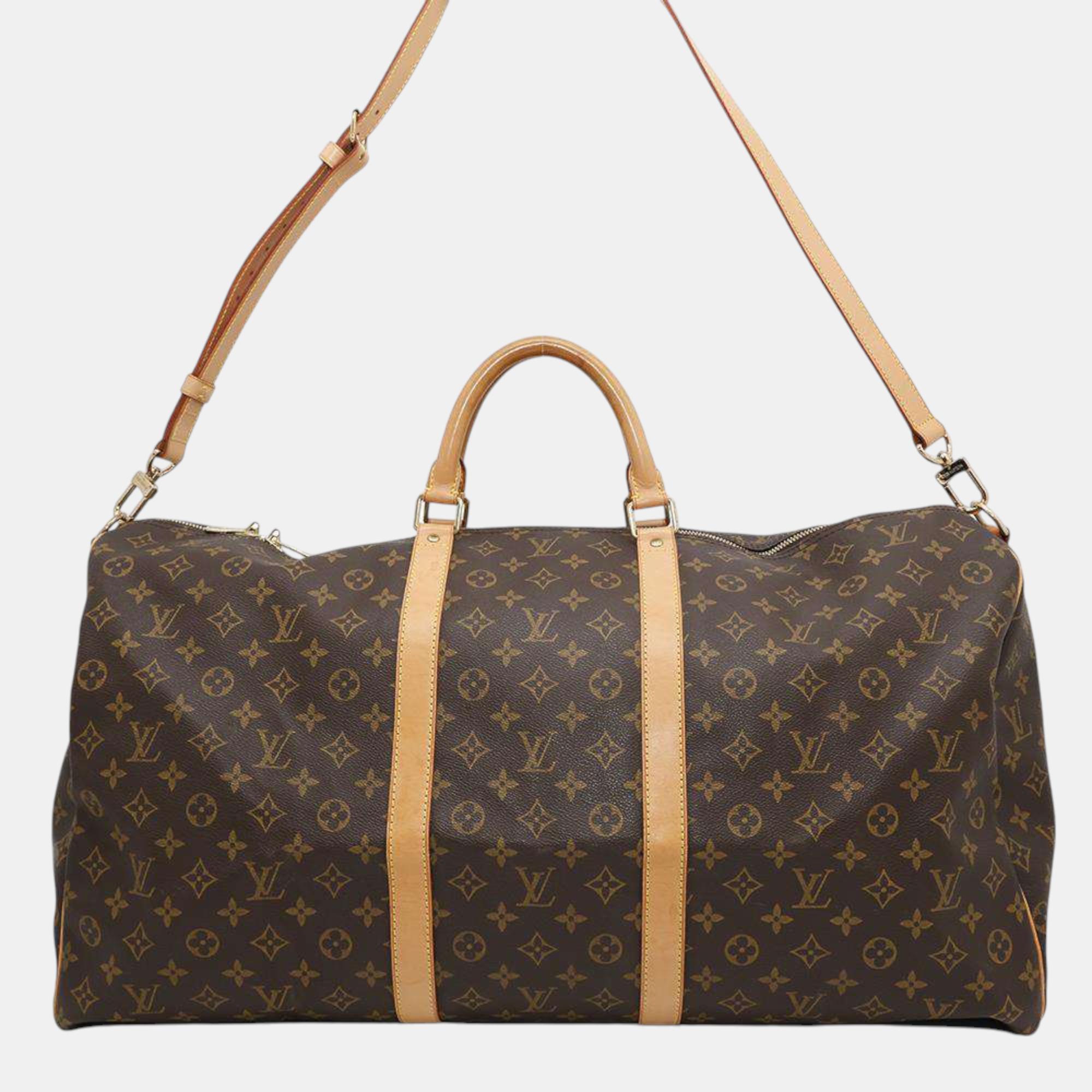 

Louis Vuitton Keepall Bandouliere Brown Monogram Size