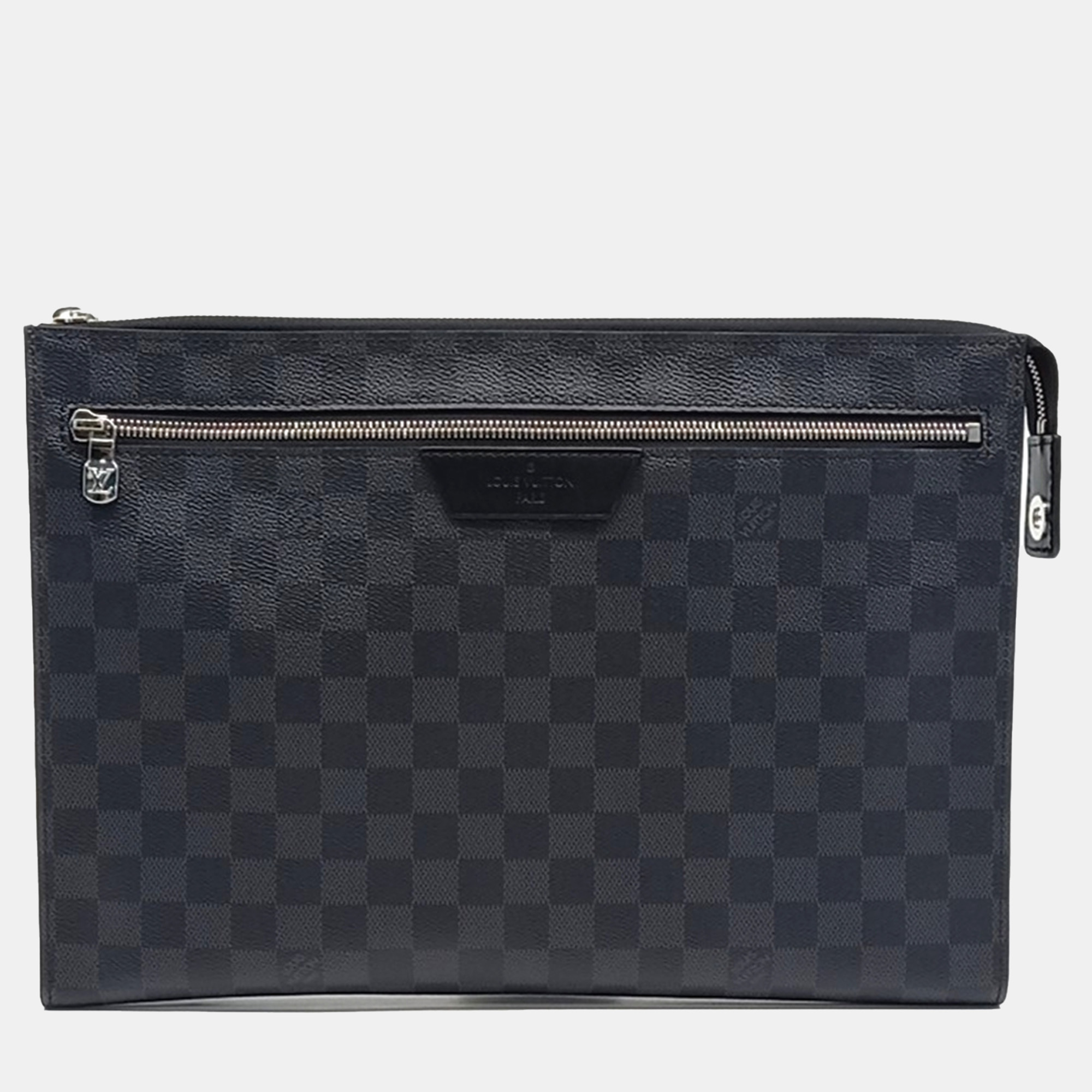 

Louis Vuitton Black Canvas Graphite Pochette 24H Clutch