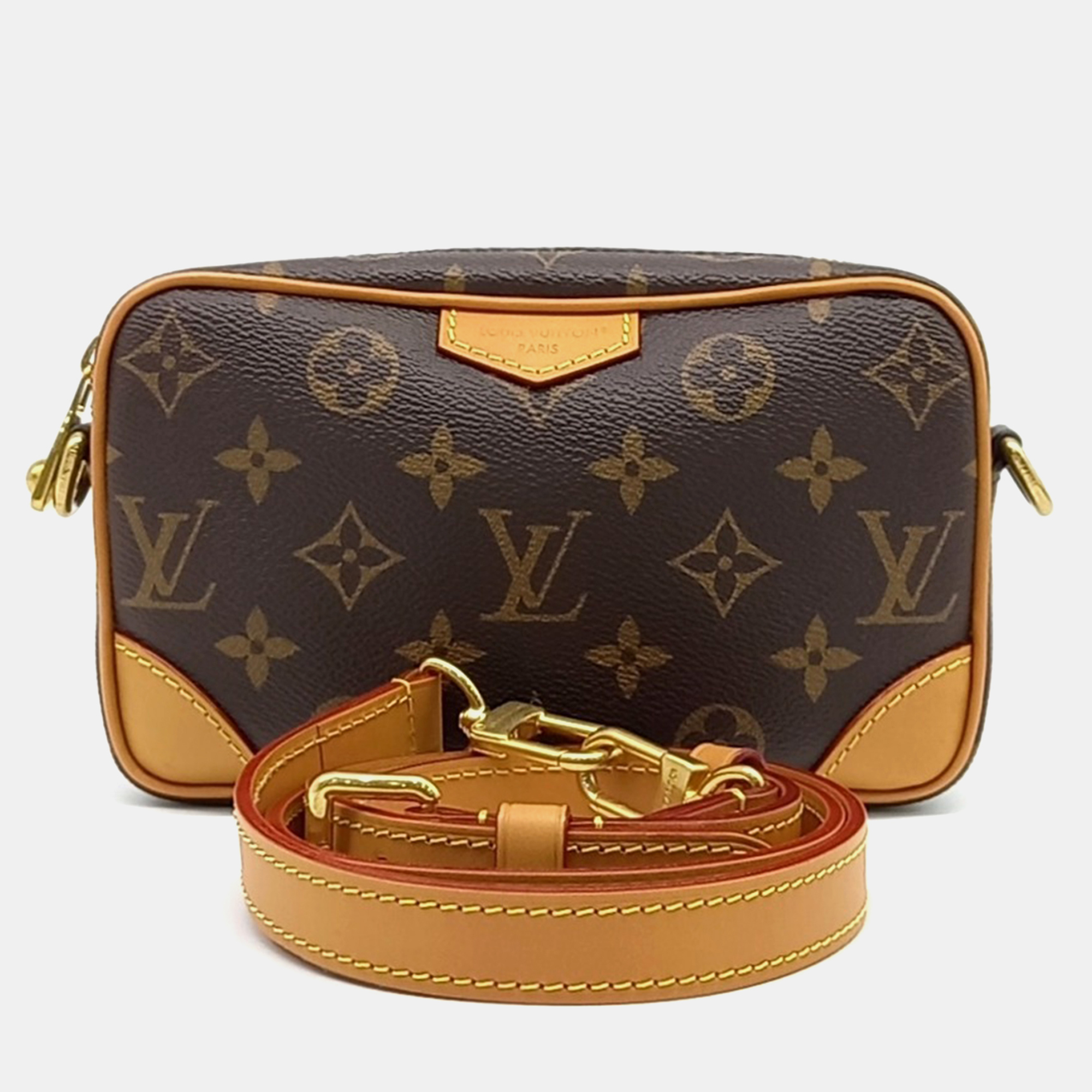 

Louis Vuitton Brown Coated Canvas Trocadero Wearable Bag