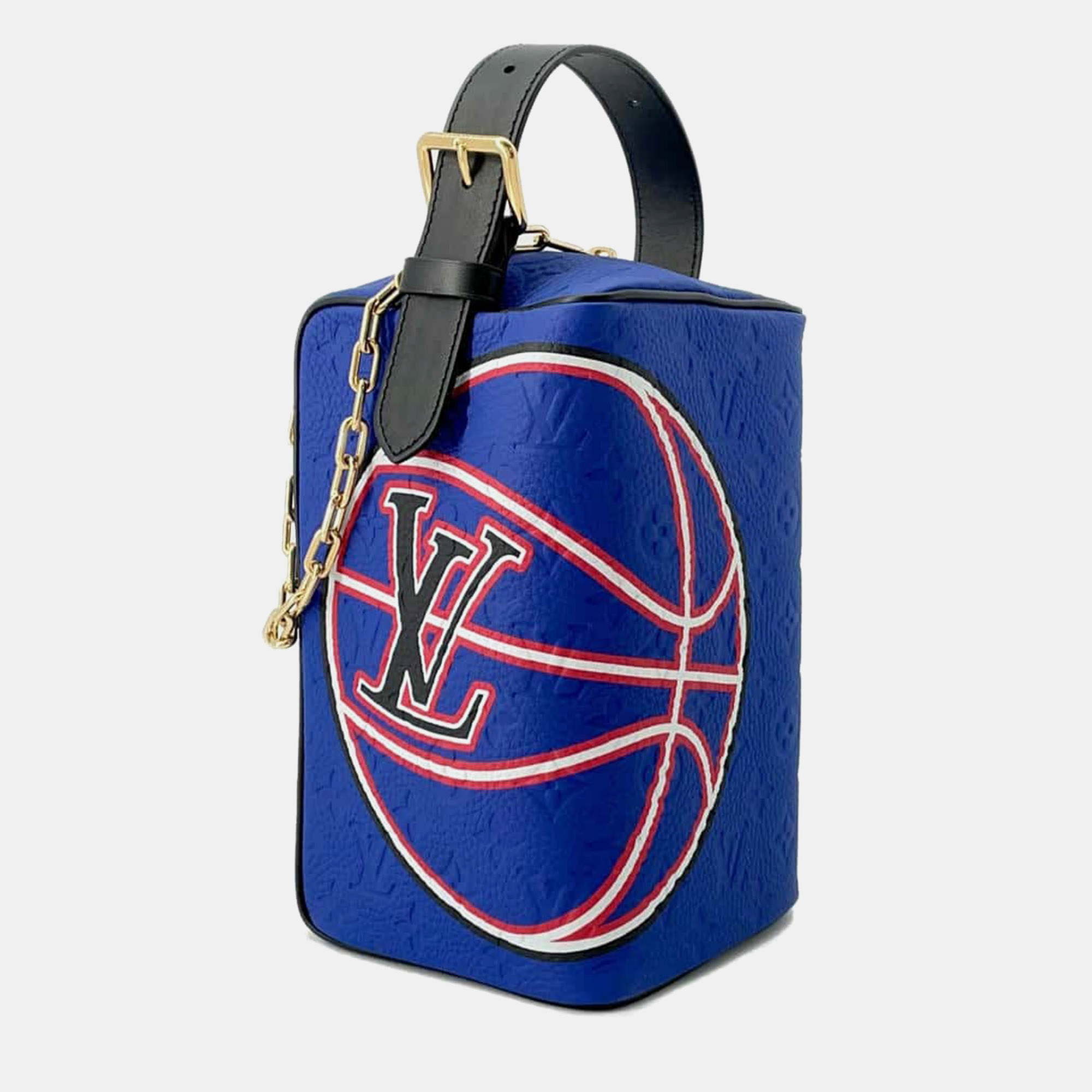 

Louis Vuitton Blue Monogram Taurillon NBA Cloak Dopp Kit