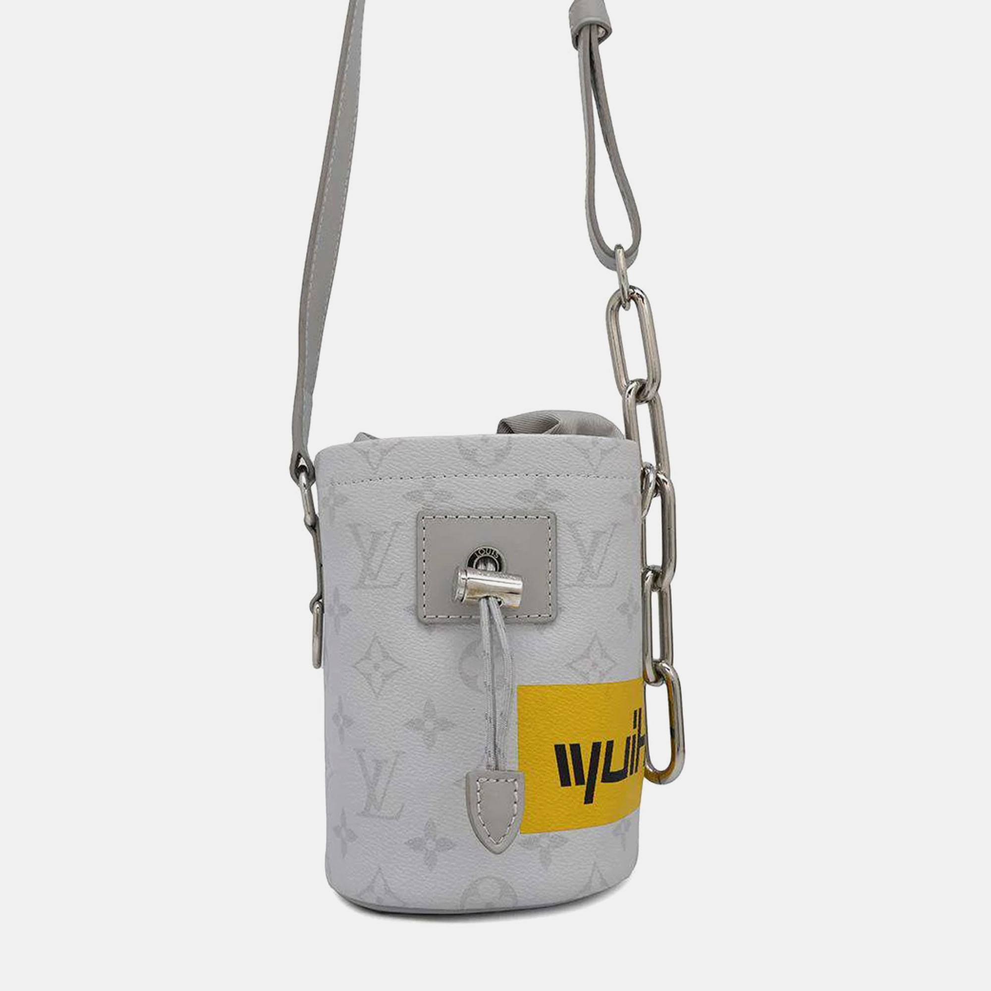 

Louis Vuitton Grey Monogram Chalk Nano Bag