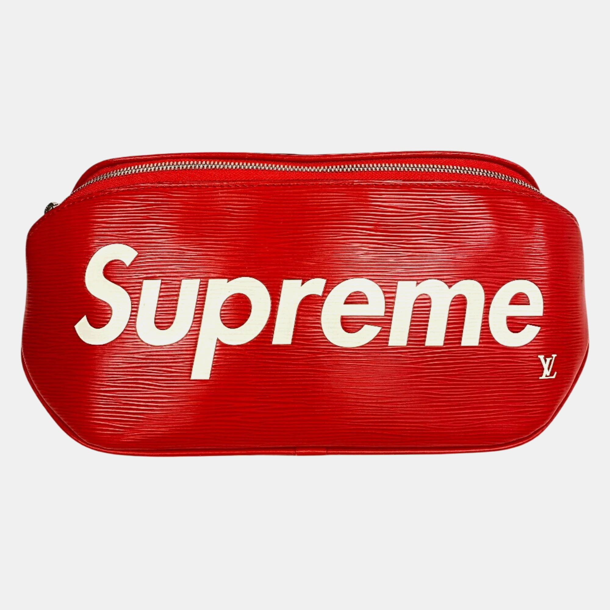 

Louis Vuitton Lv X Supreme Collaboration Bum Bag Epi Body Shoulder Waist Pouch Red