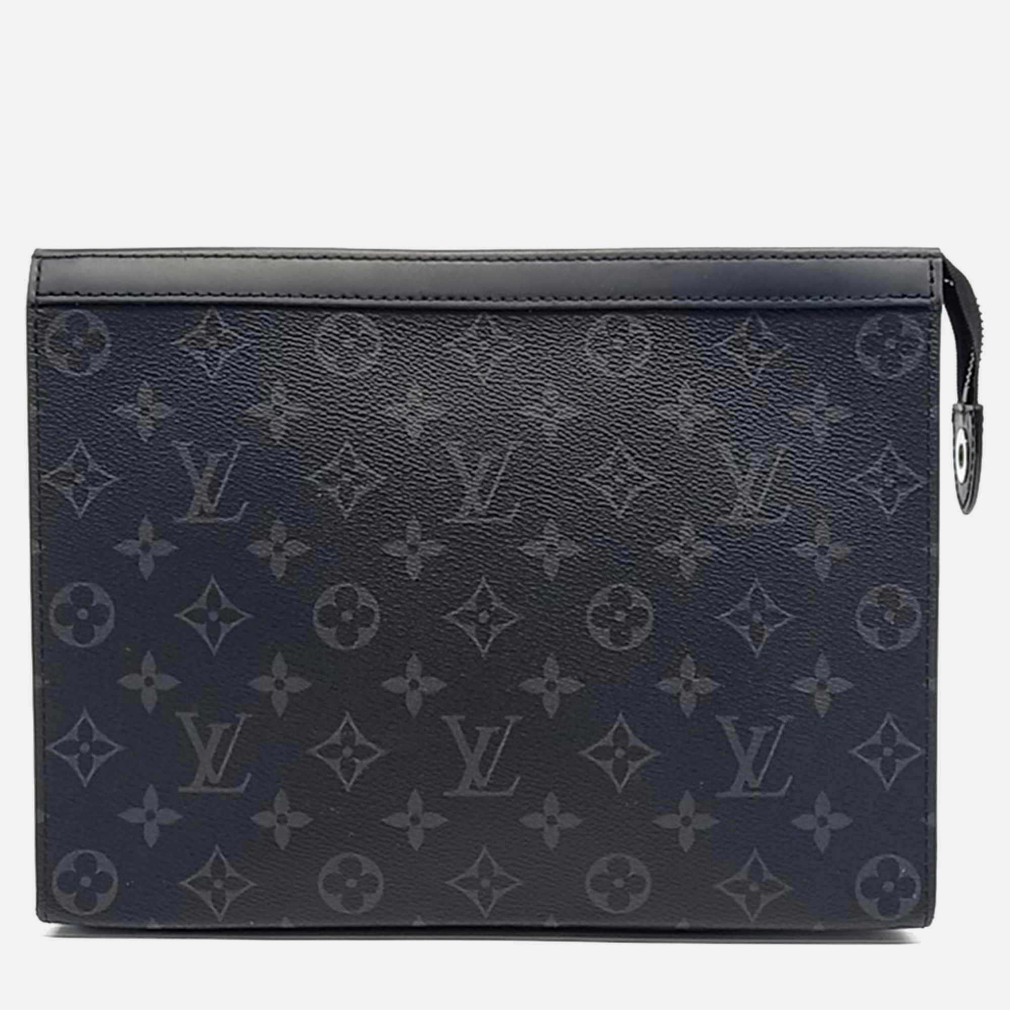 

Louis Vuitton Black Leather Eclipse Pochette Voyage MM bag