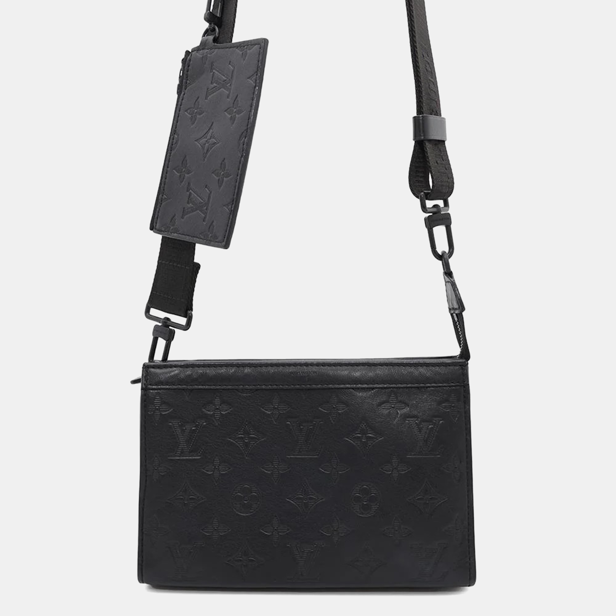 

Louis Vuitton Gaston Wearable Wallet Noir Monogram Shadow, Black