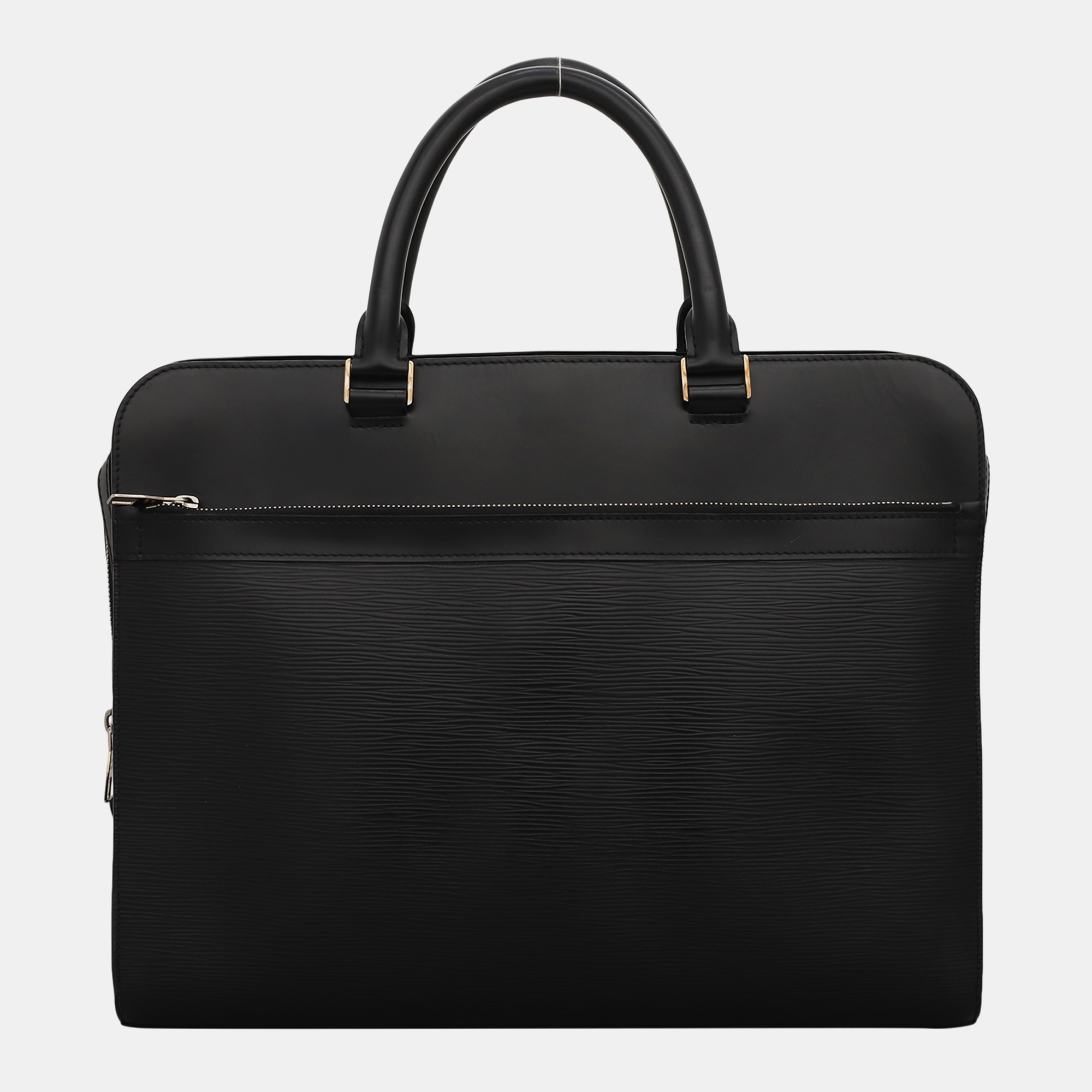 

Louis Vuitton Black Epi Bassano Briefcase Bag