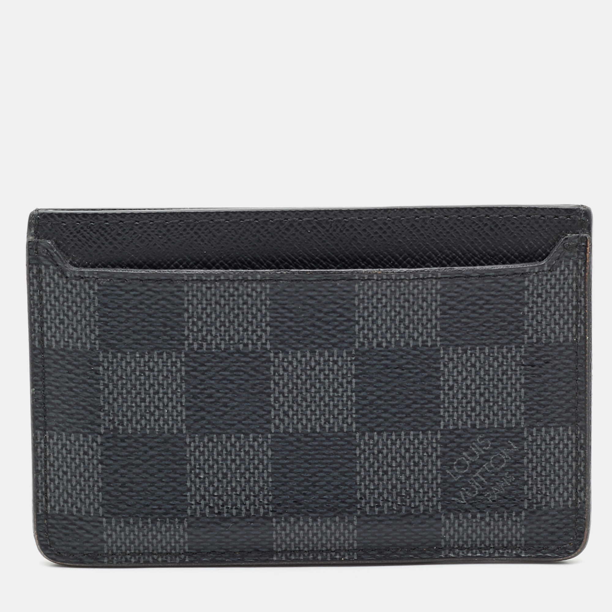 

Louis Vuitton Damier Graphite Canvas Neo Porte Cartes Card Holder, Black