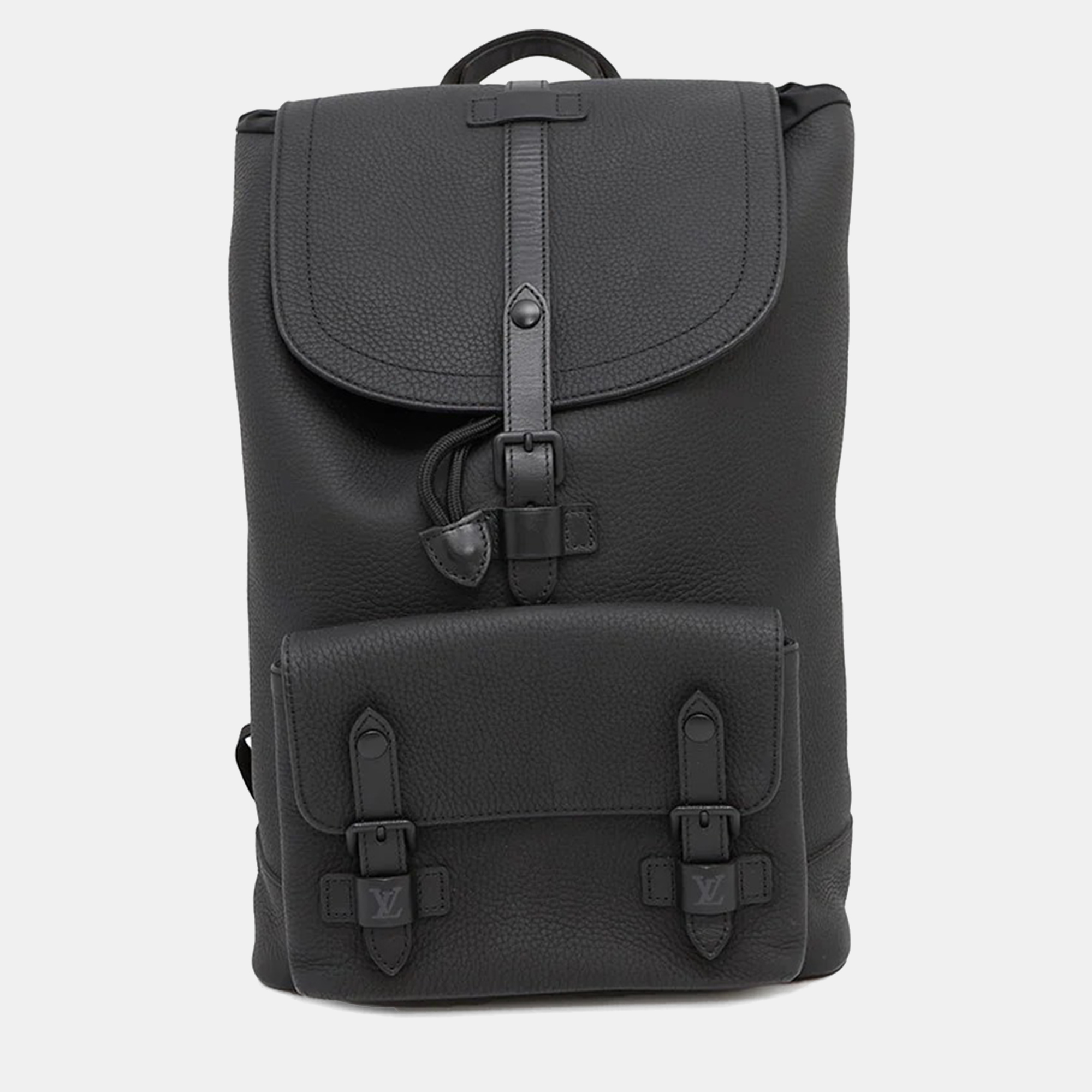 

Louis Vuitton Christopher Slim Noir Taurillon Leather Backpack, Black