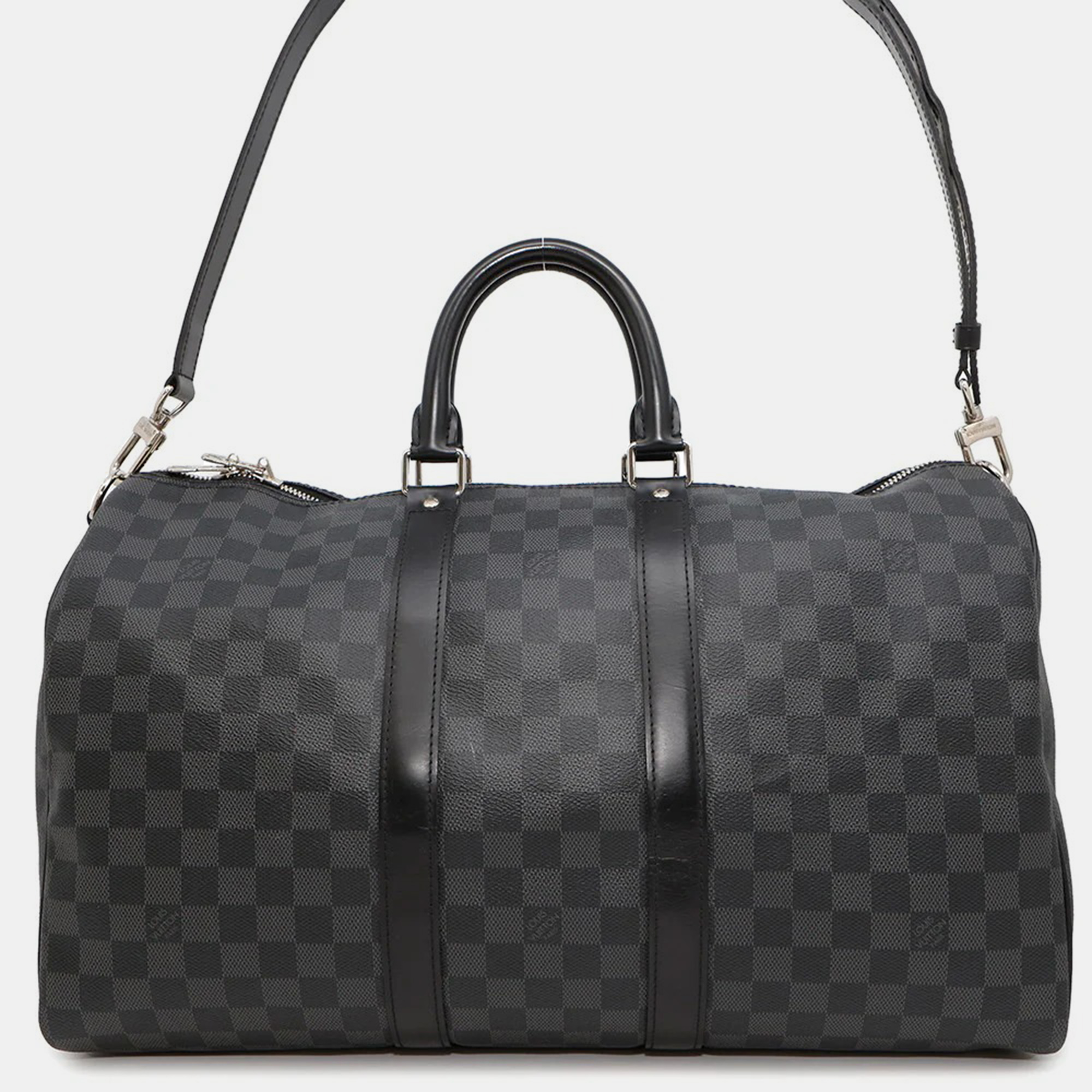 

Louis Vuitton Keepall Bandoulière 45 Noir Damier Graphite Canvas Bag, Black