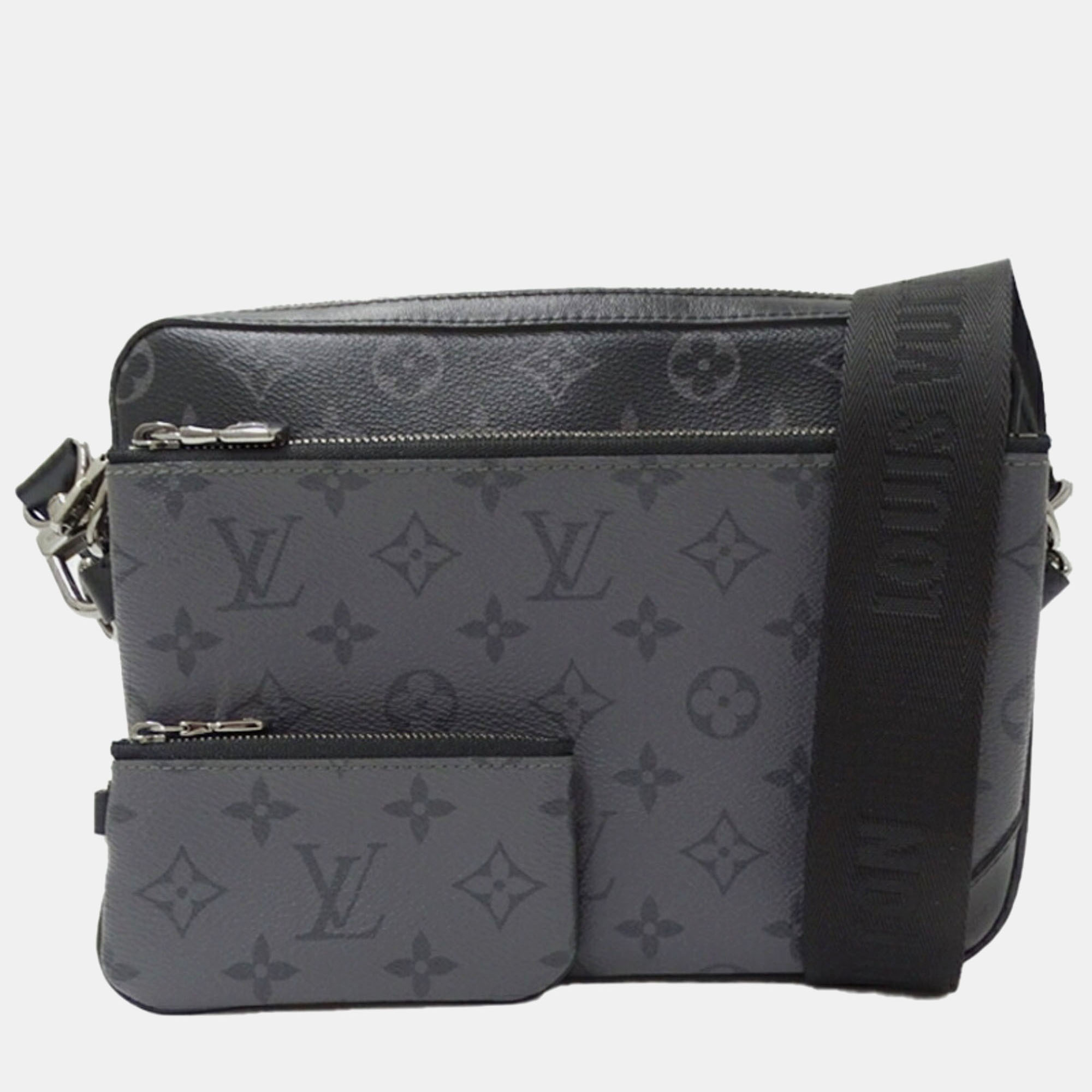 

Louis Vuitton Trio Black Gray Monogram Eclipse Canvas Shoulder Bag