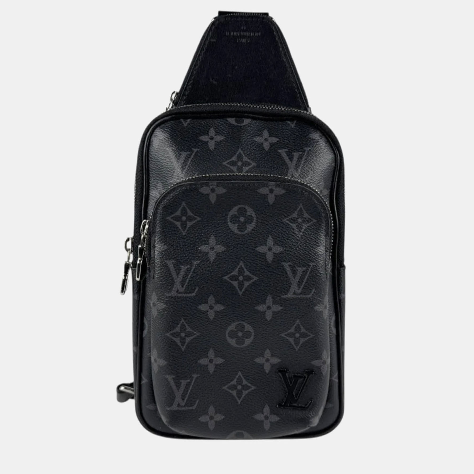 

Louis Vuitton Avenue Sling PM Black Monogram Eclipse Canvas Body Bag