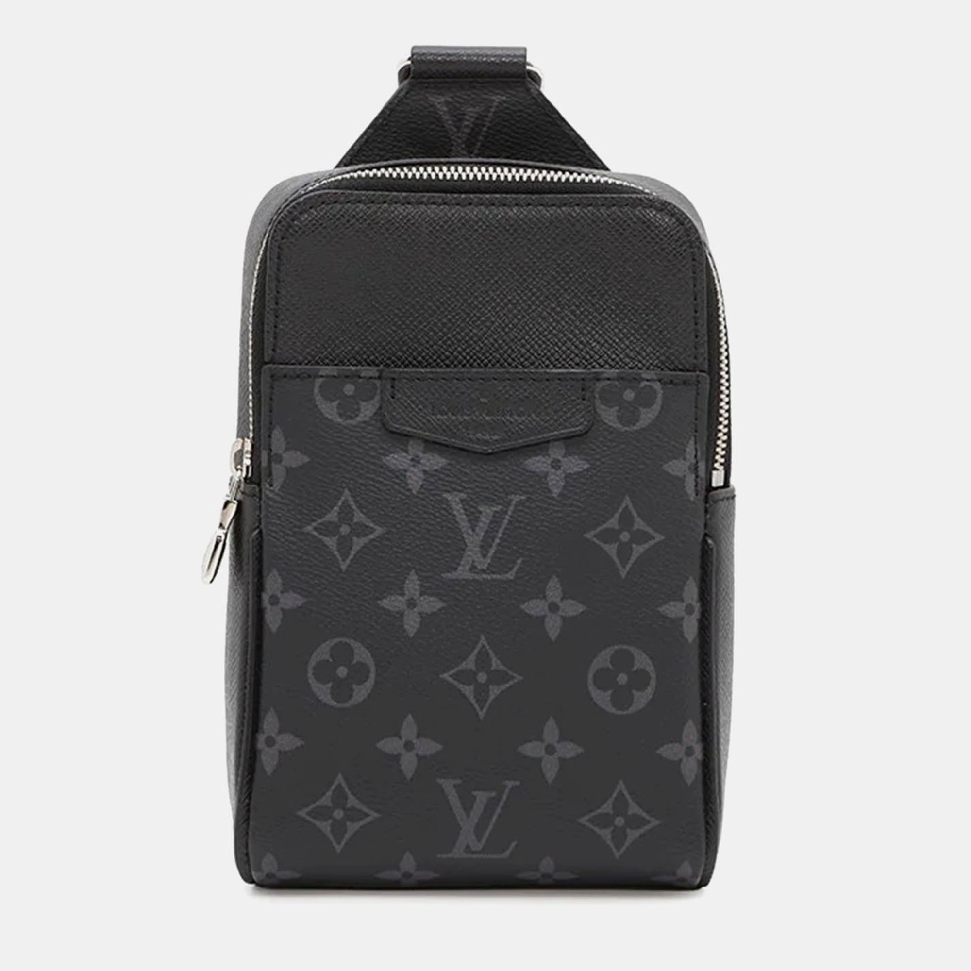 

Louis Vuitton Outdoor Sling Bag Noir Monogram Eclipse Taiga Leather, Black