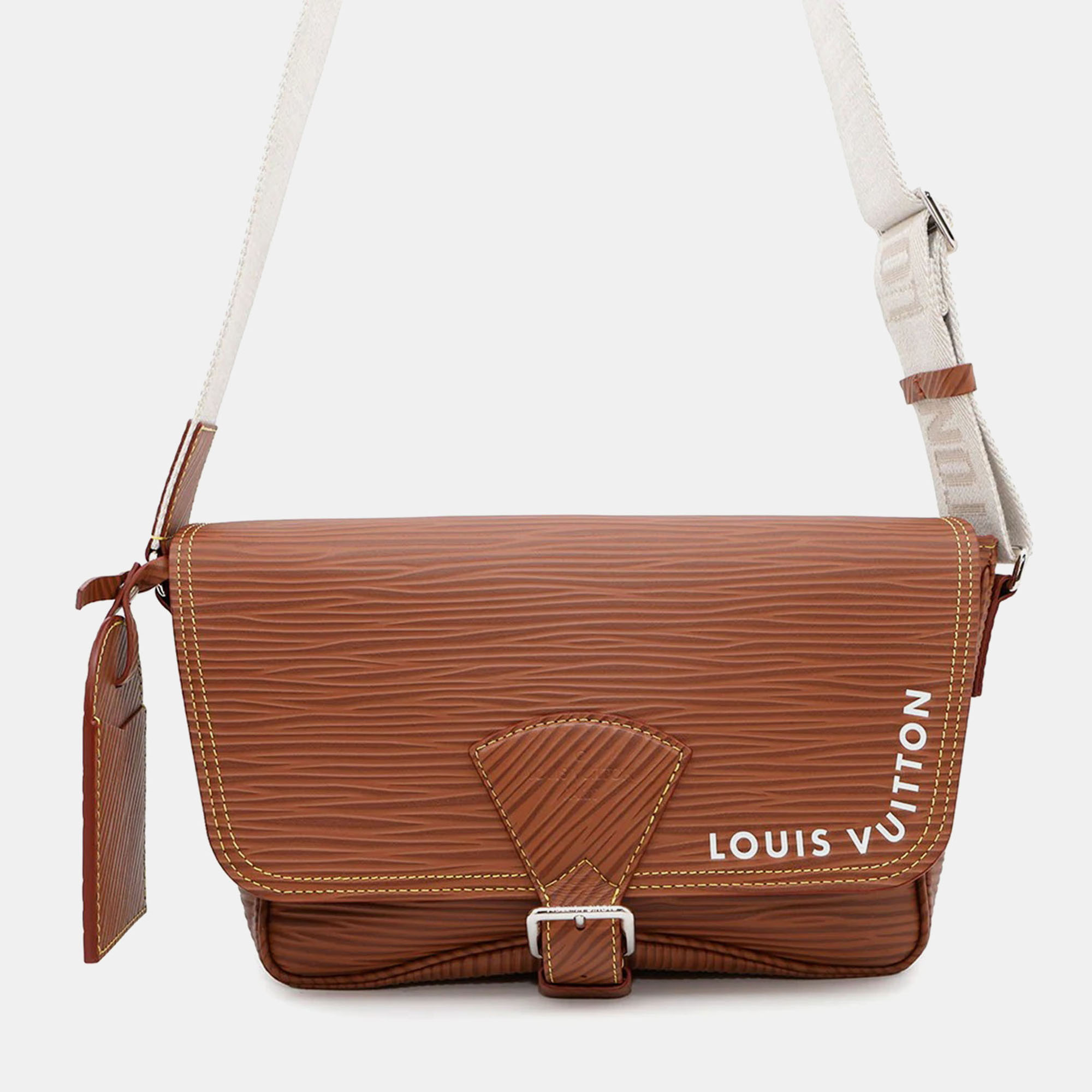 

Louis Vuitton Montsouris Messenger Brown Epi  Leather Messenger Bag