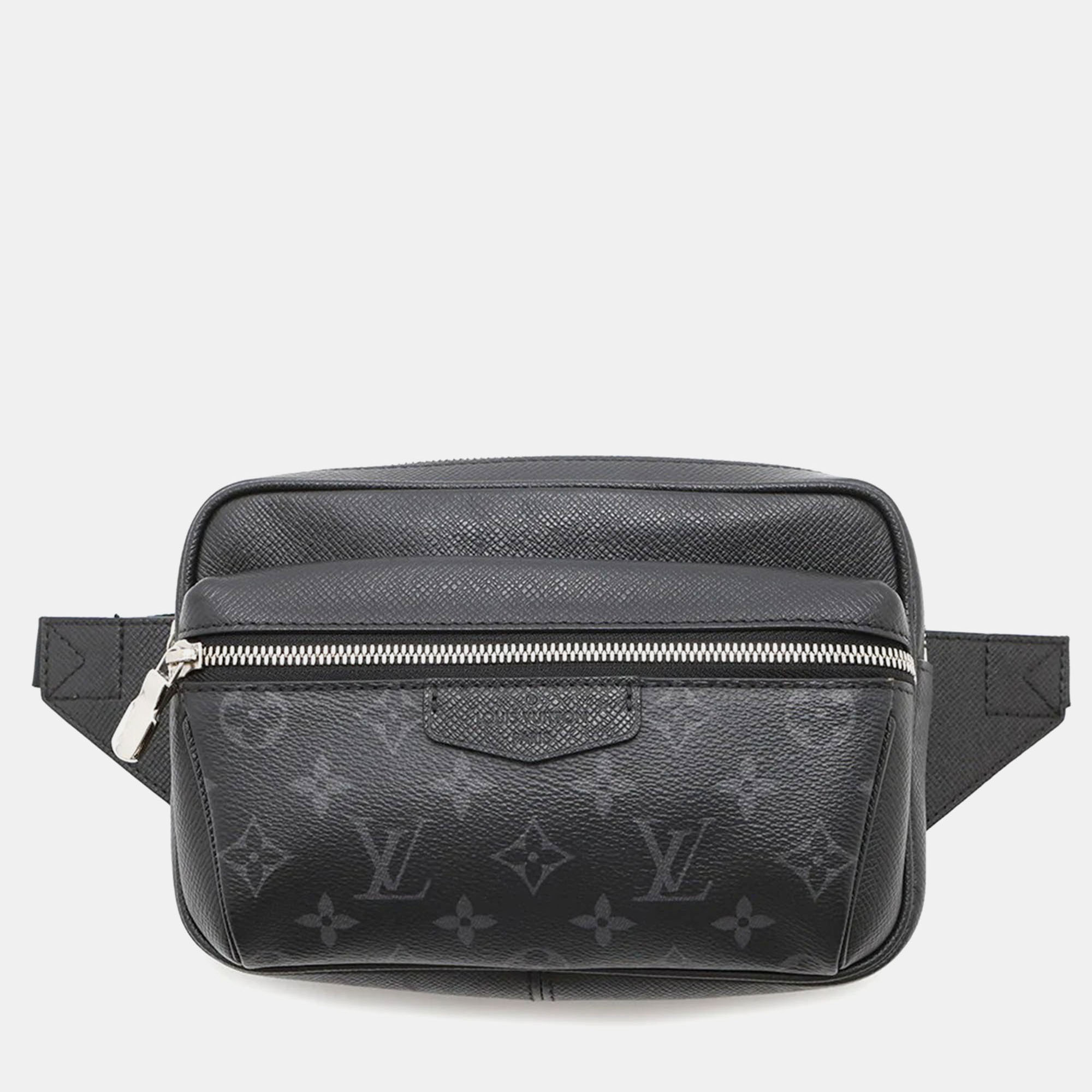 

Louis Vuitton Bumbag Outdoor Noir Monogram Eclipse Taiga Leather Waist Bag, Black