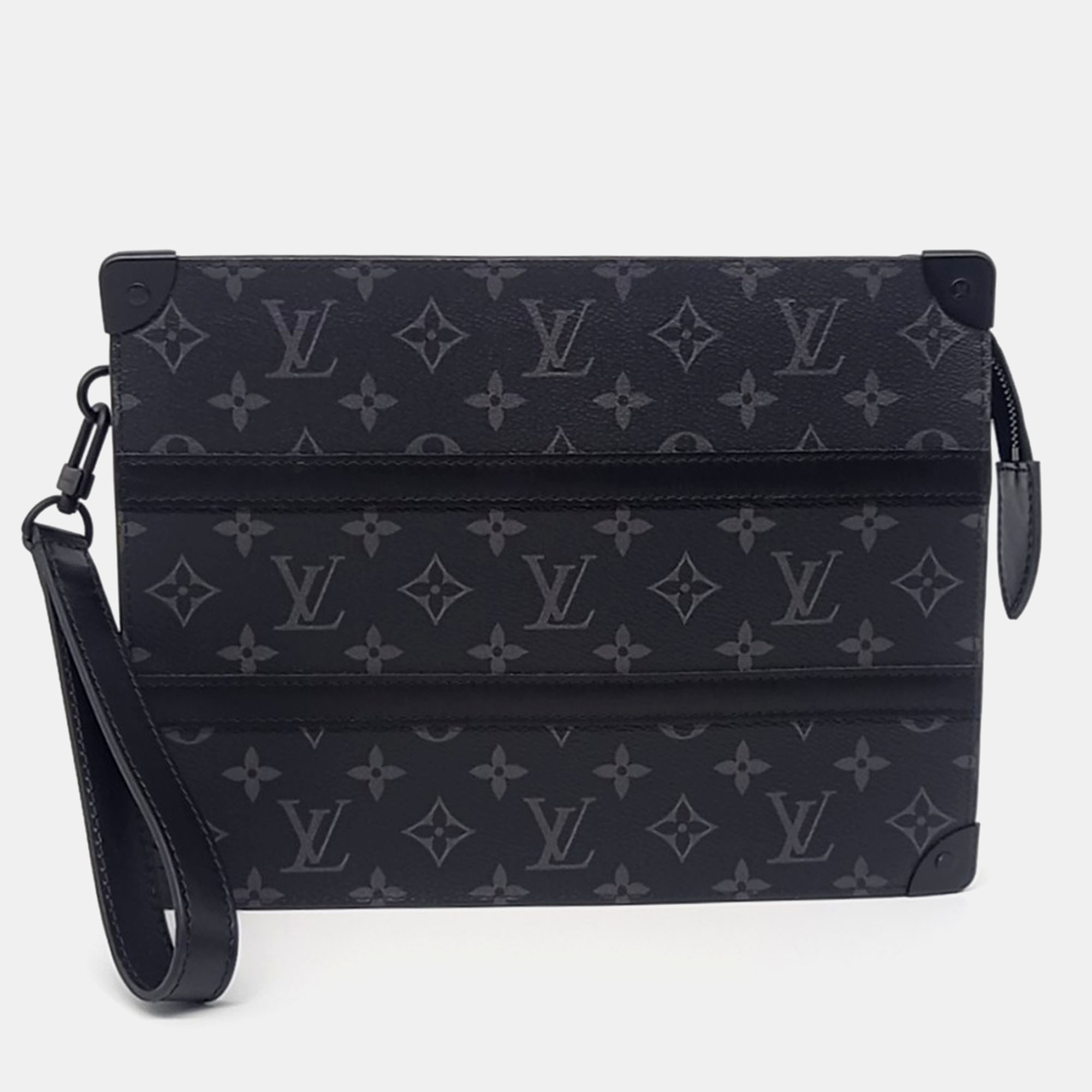 

Louis Vuitton Black Leather Eclipse Trunk Pouch