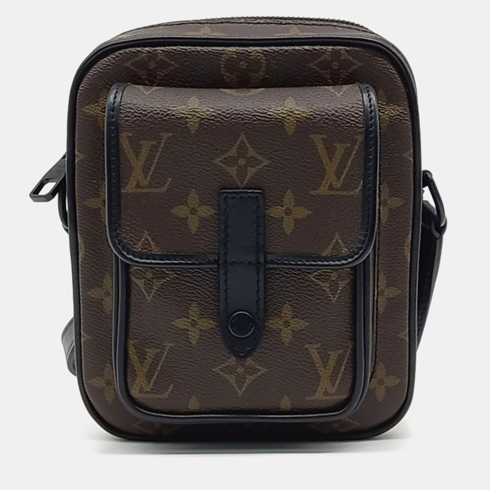 

Louis Vuitton Brown Coated Canvas and Leather Christopher Wearable Wallet