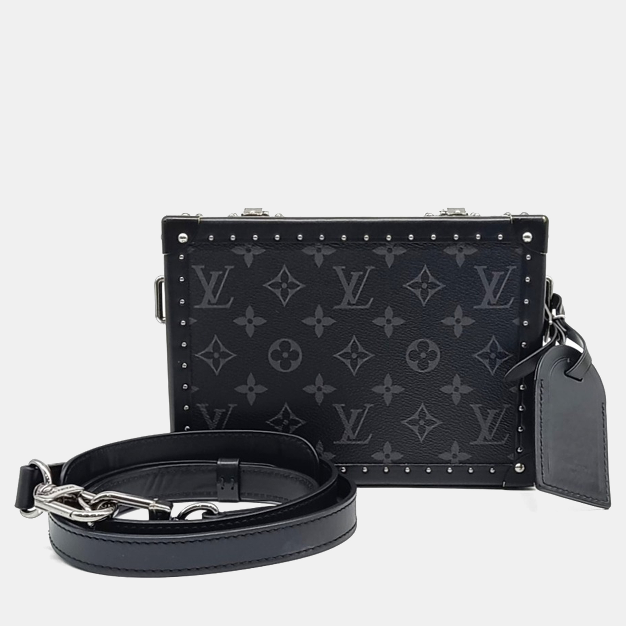 

Louis Vuitton Black Canvas Eclipse Clutch Box