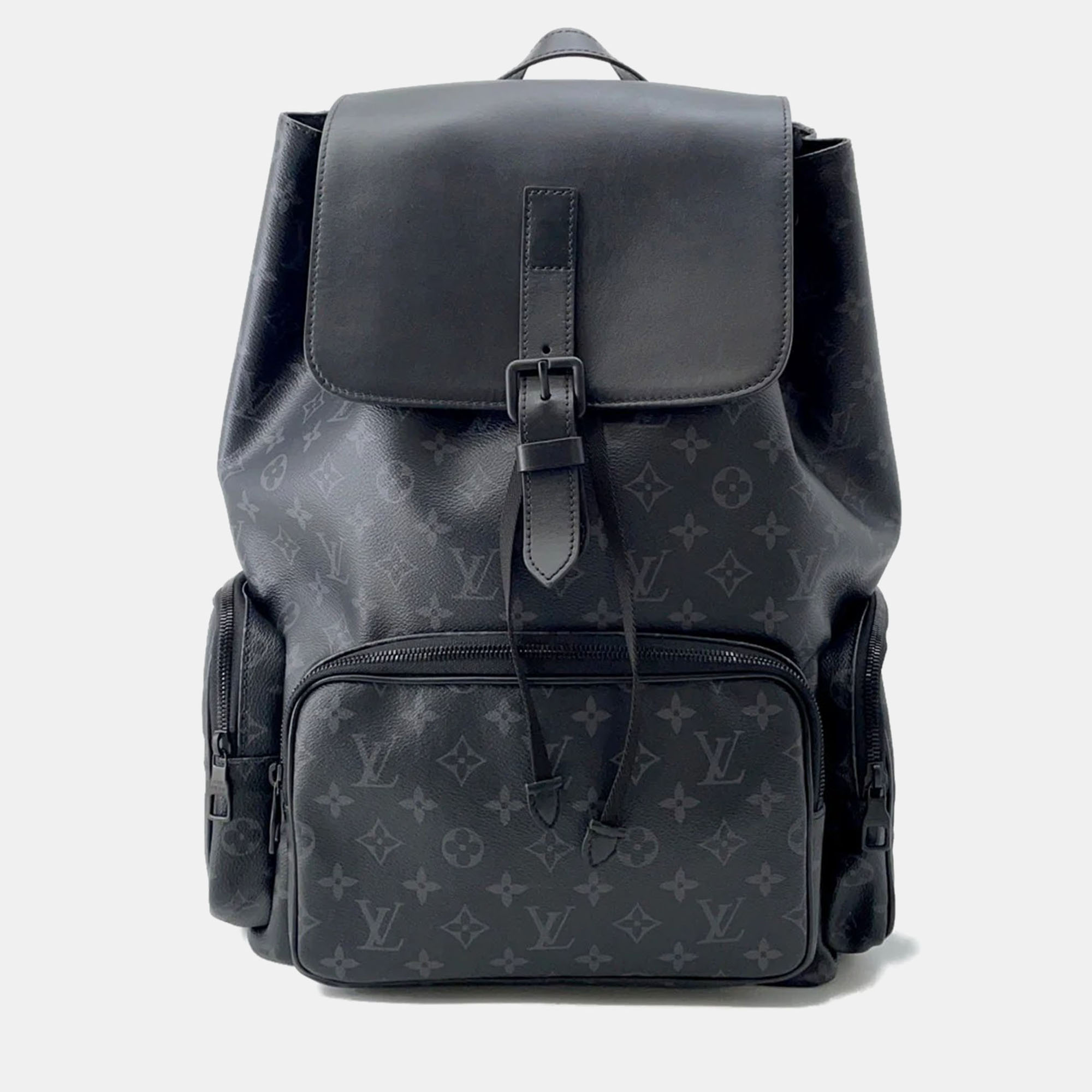 

Louis Vuitton Trio Noir Monogram Eclipse Canvas Backpack, Black