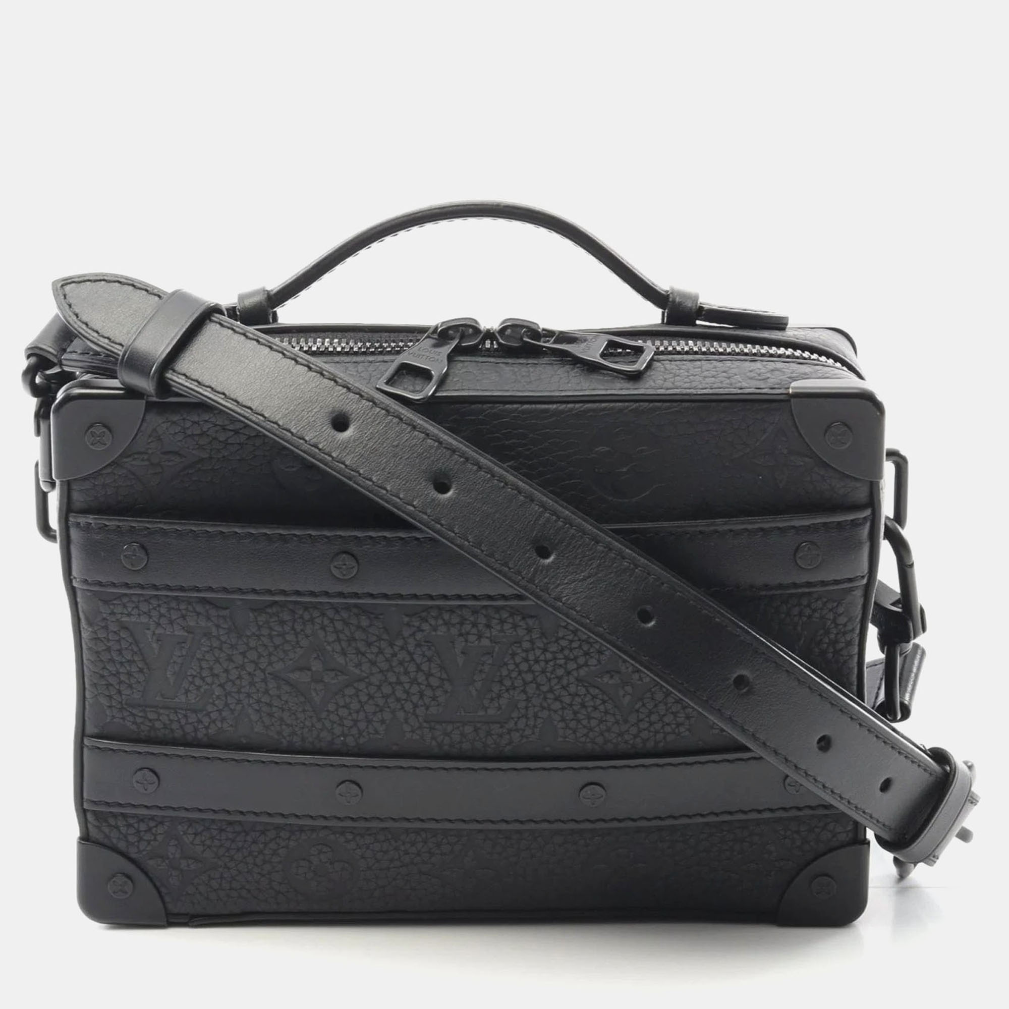 

Louis Vuitton Soft Trunk Black Monogram Taurillon Leather Shoulder Bag
