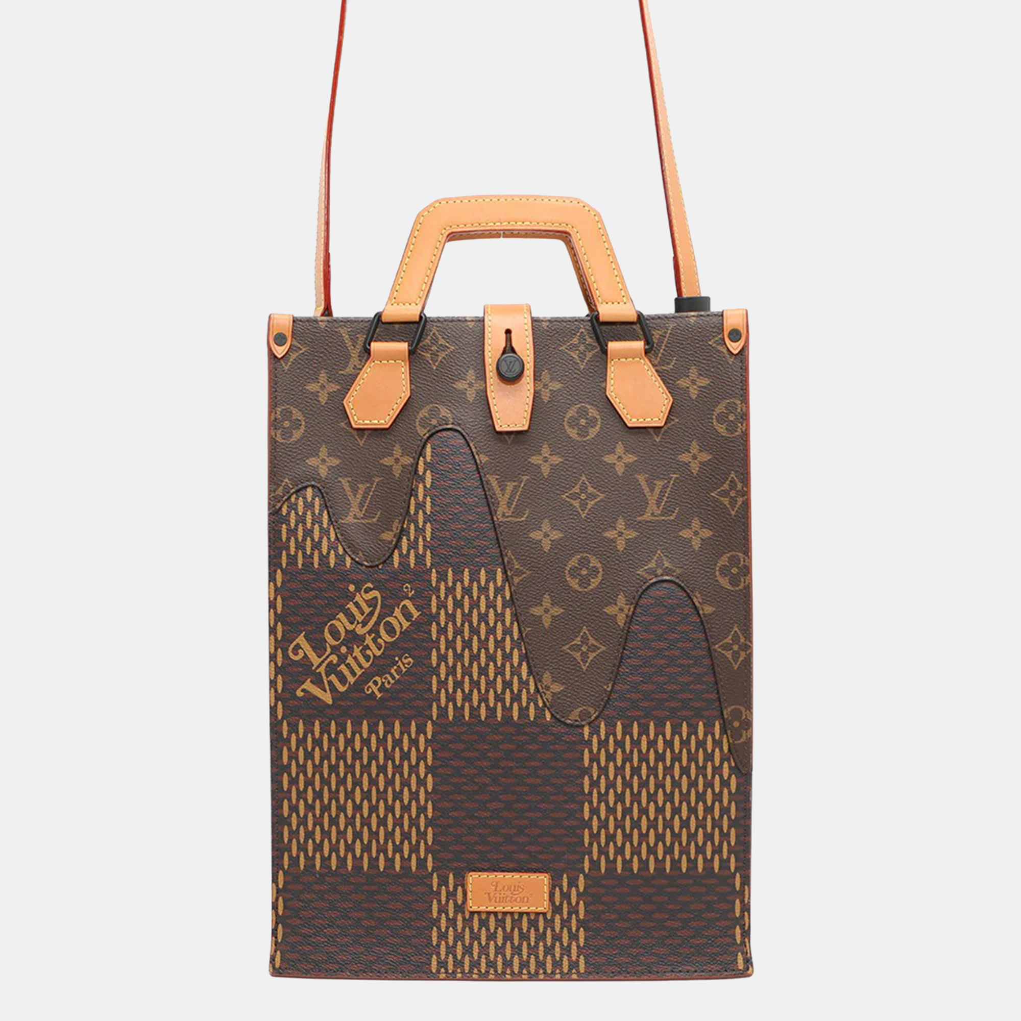 

Louis Vuitton Mini Tote Noir Damier Ebene Canvas Giant Monogram Handbag, Black