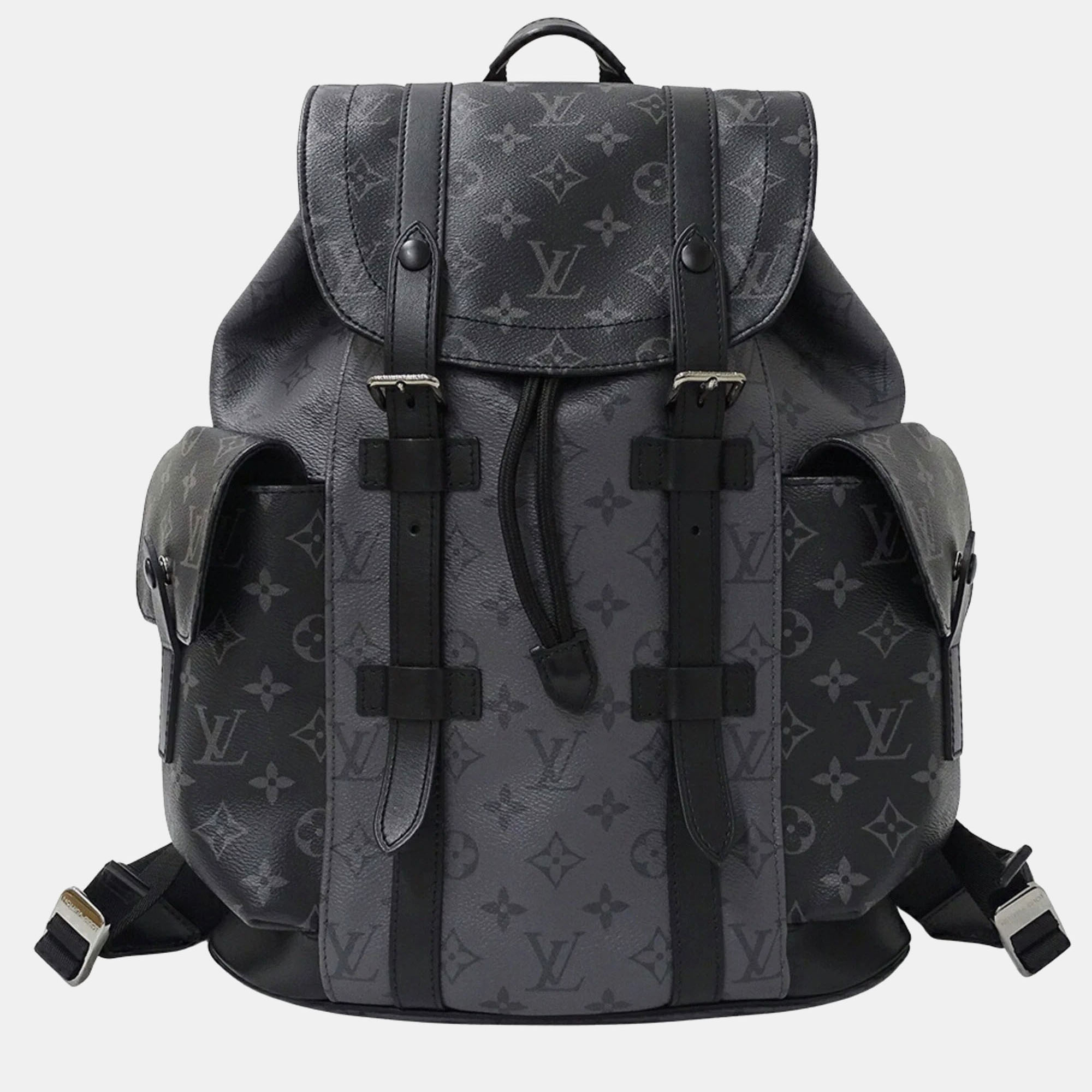 

Louis Vuitton Christopher PM Monogram Eclipse Reverse Backpack, Black