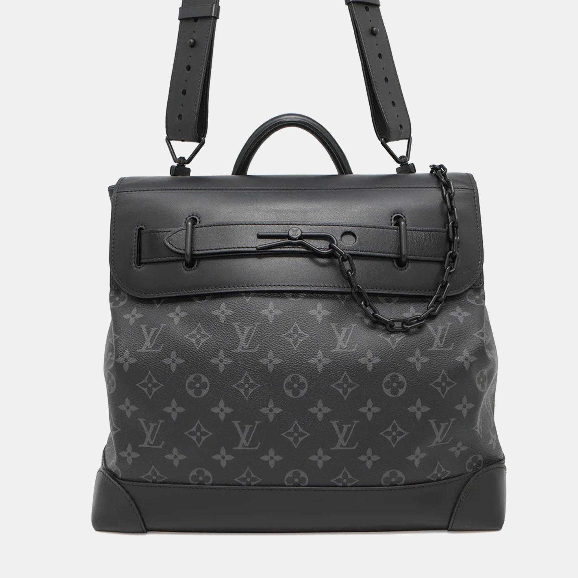 

Louis Vuitton Steamer Pm Noir Monogram Eclipse Bag, Black