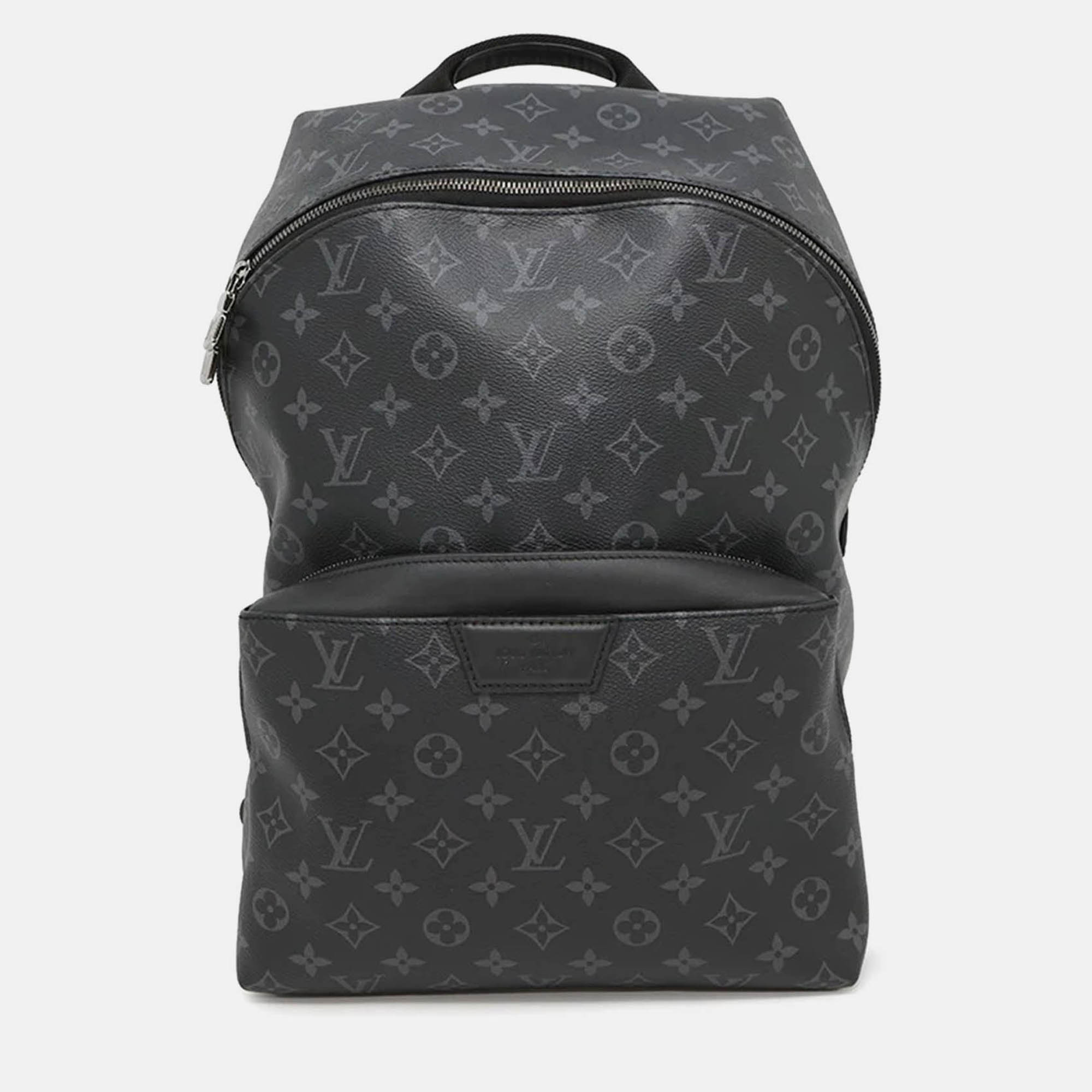 

Louis Vuitton Noir Monogram Eclipse Backpack, Black