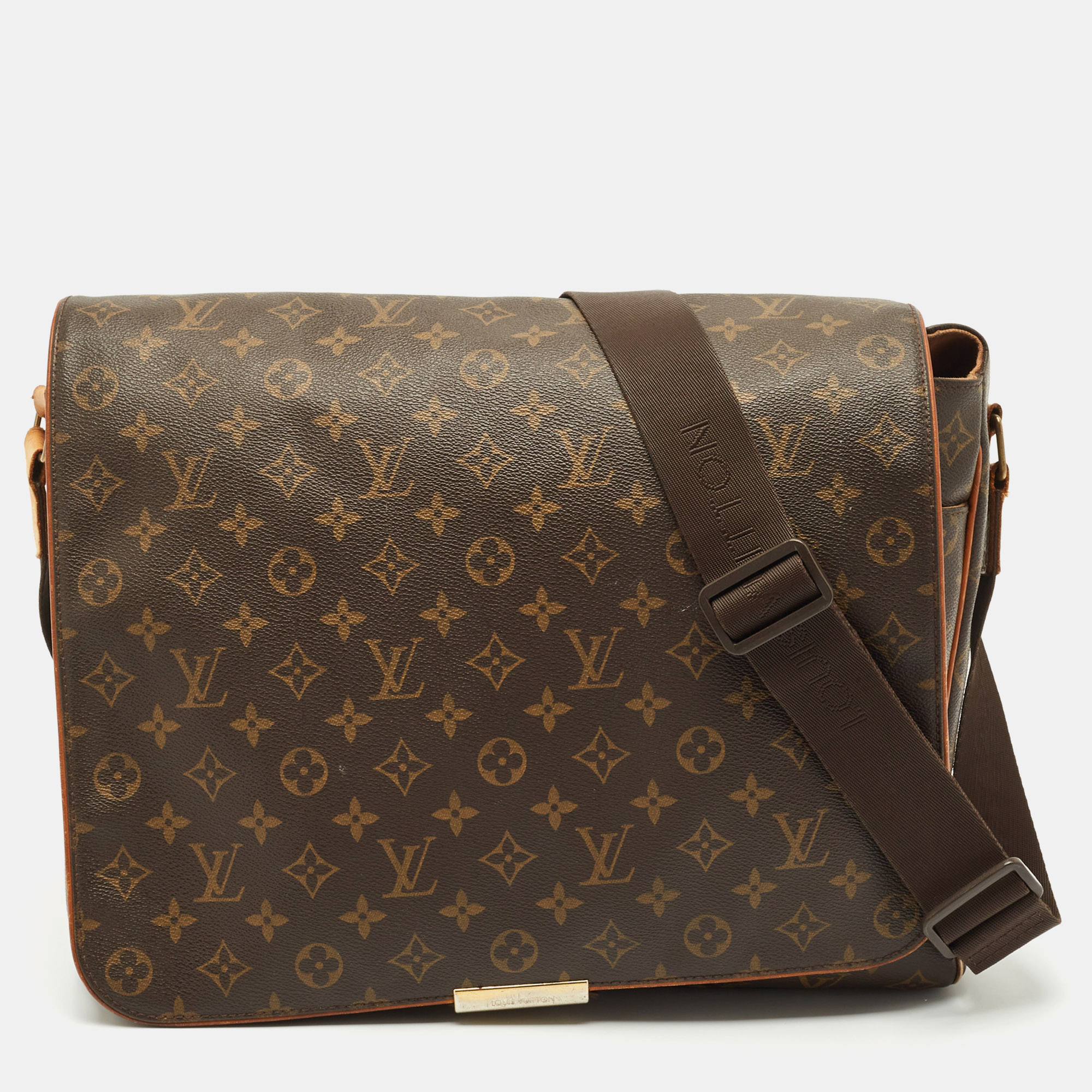 

Louis Vuitton Monogram Canvas Abbesses Messenger Bag, Brown
