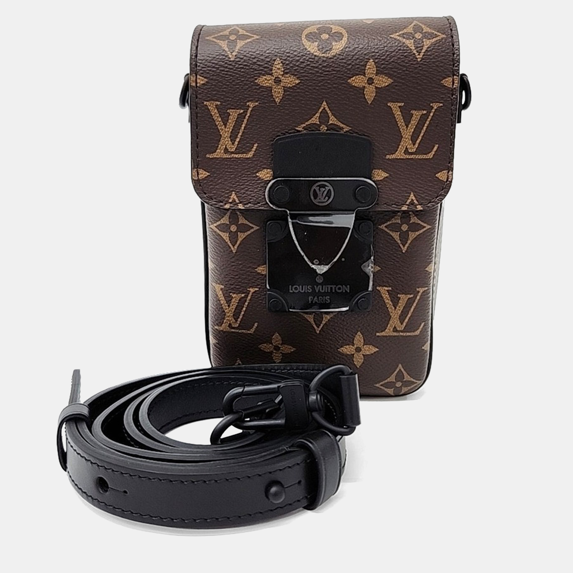 

Louis Vuitton Brown PVC S-Lock Vertical Wearable Wallet
