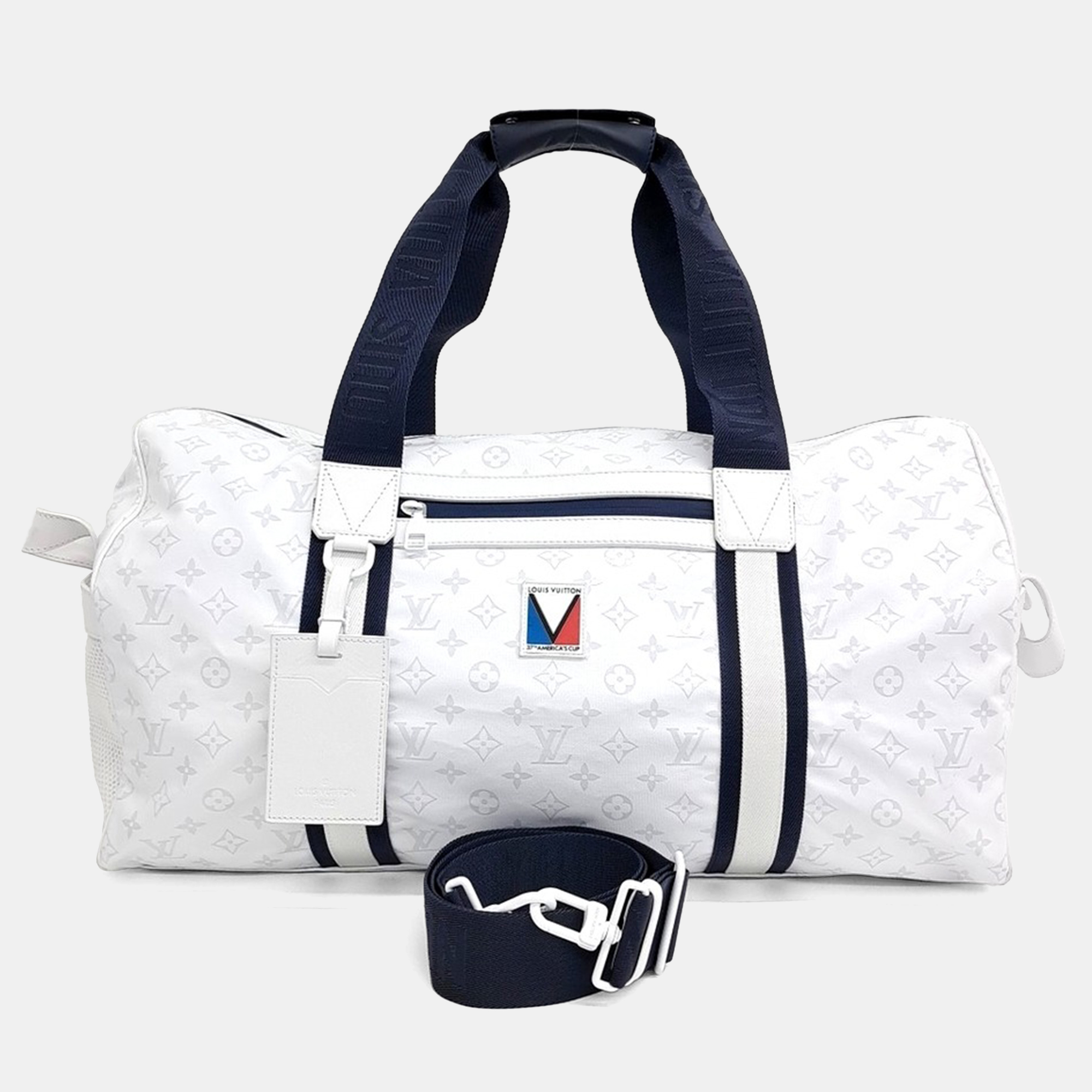 

Louis Vuitton White PVC Keepall Sport bag