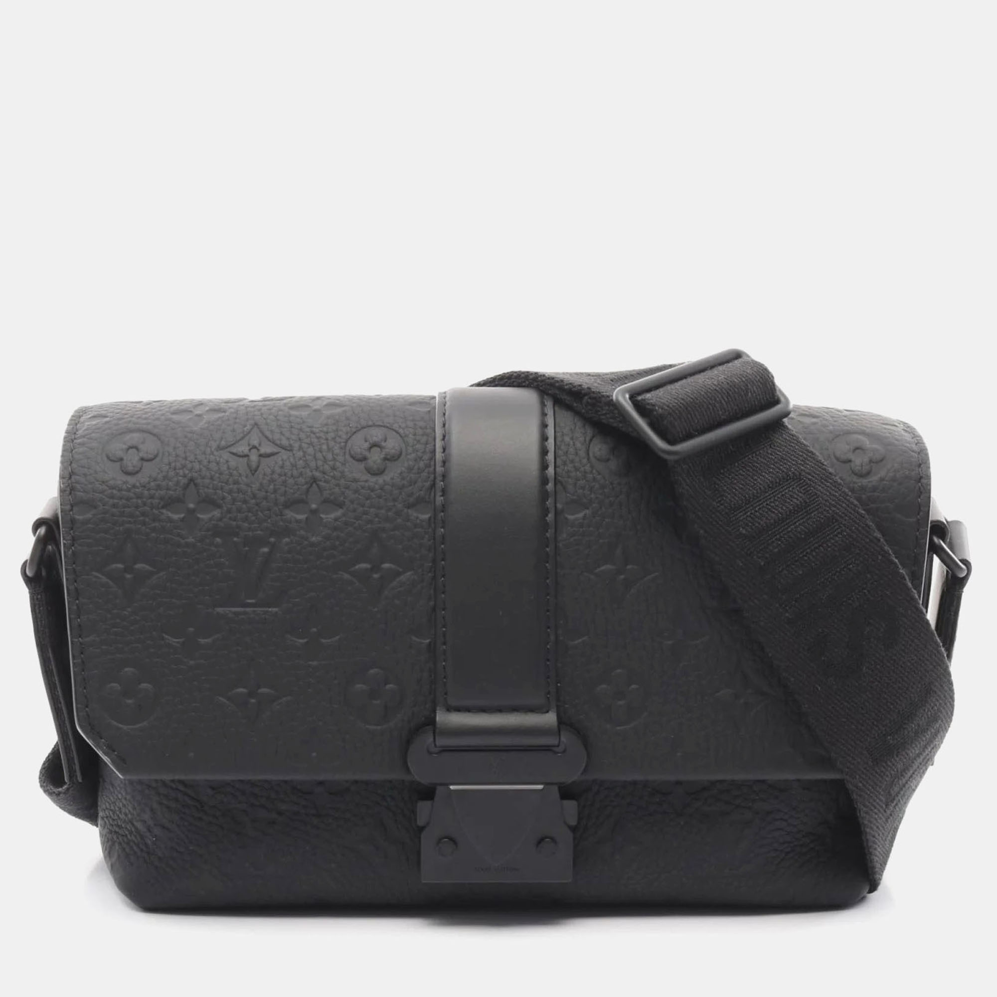 

Louis Vuitton  Cape Black Monogram Taurillon Leather Shoulder Bag