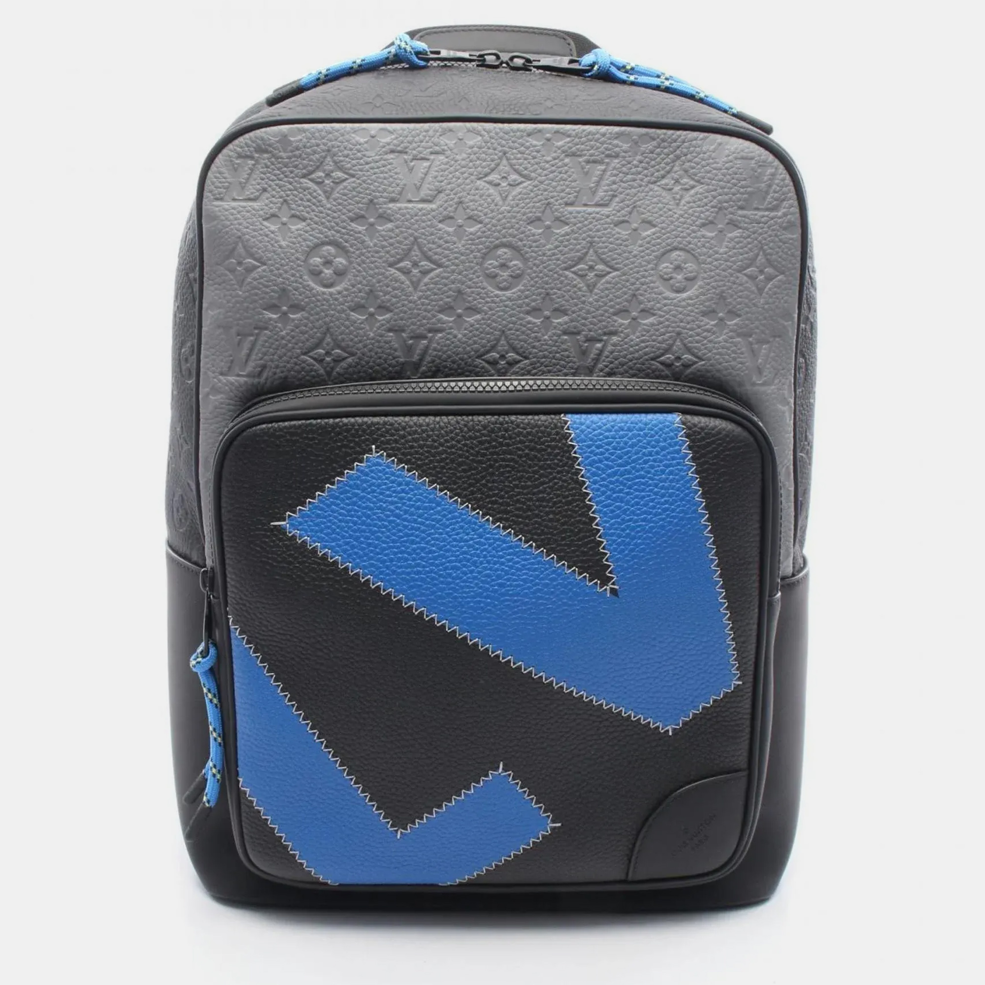 

Louis Vuitton Dean Rucksack Black/Grey/Blue Monogram Taurillon Leather Backpack