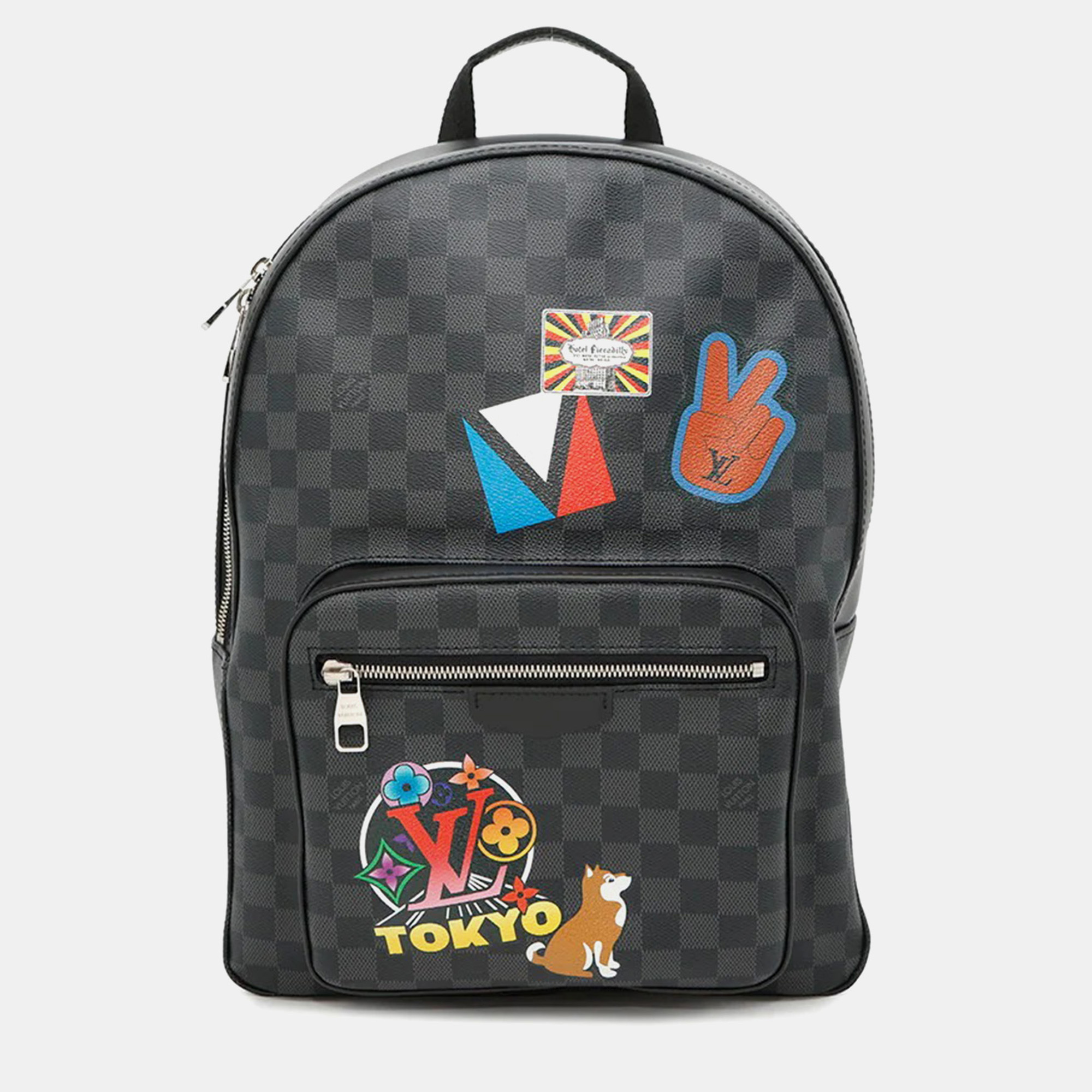 

Louis Vuitton Josh Noir Damier Graphite Backpack, Black